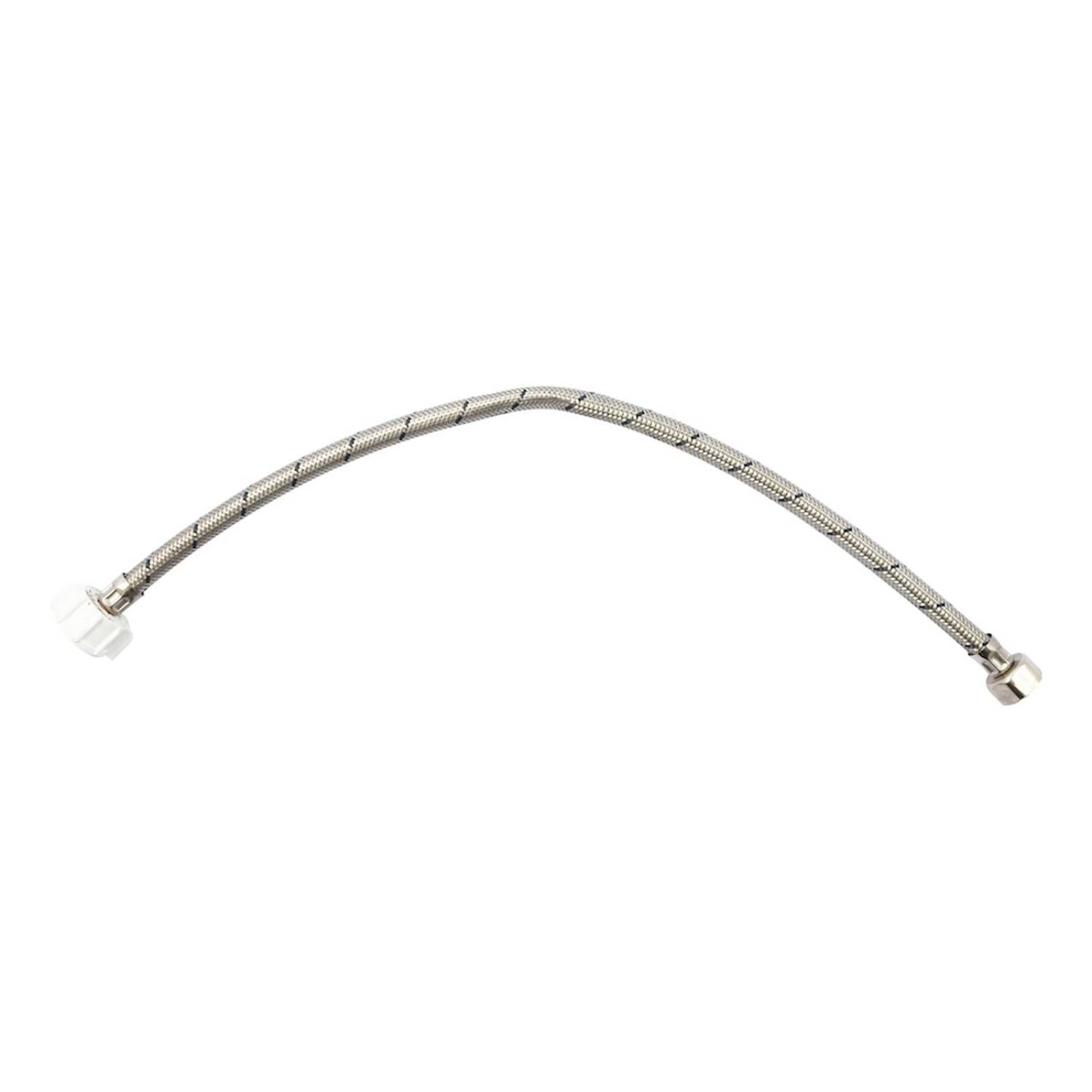 Conector flexible para sanitario 1/2 x 7/8 de pulgada plata coflex 