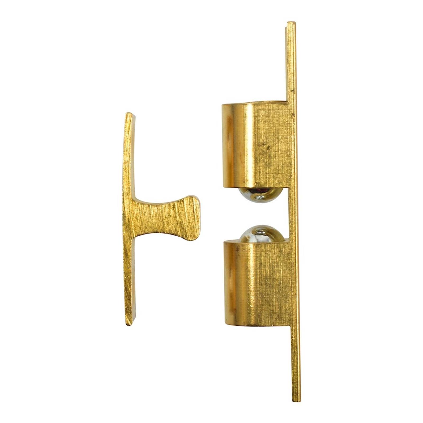 Resbalón doble bala latón 