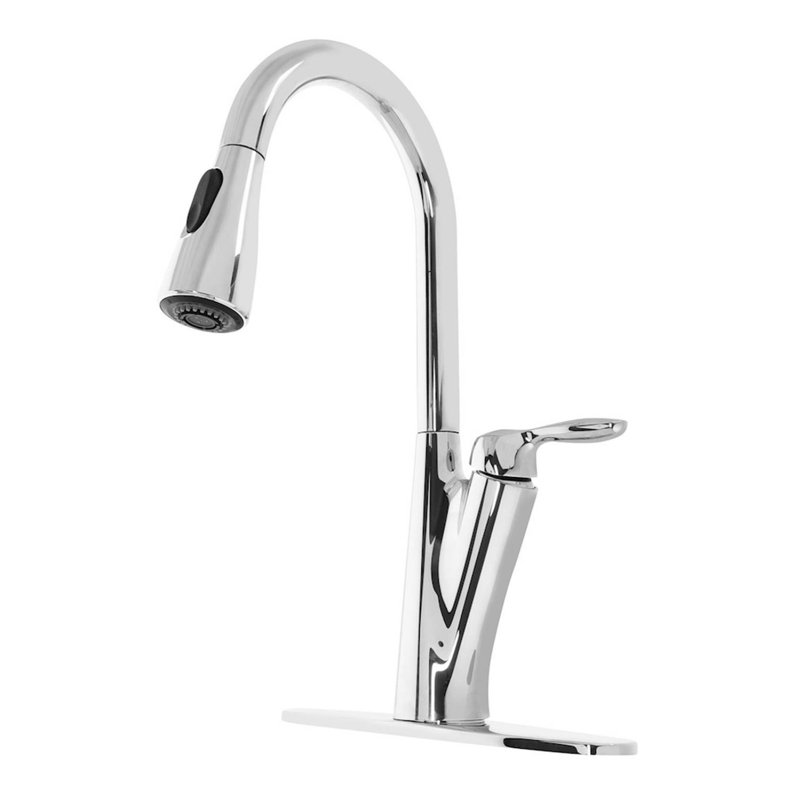 Llave mezcladora monomando para fregadero harlon 40 x 14.5 x 23 cm cromado moen 