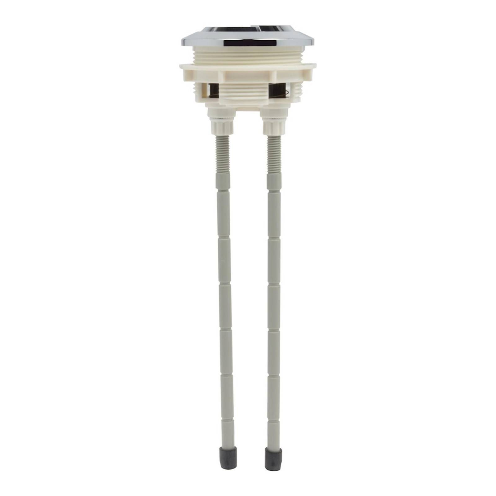 Botón de descarga dual 5.8 cm plata fluidmaster 