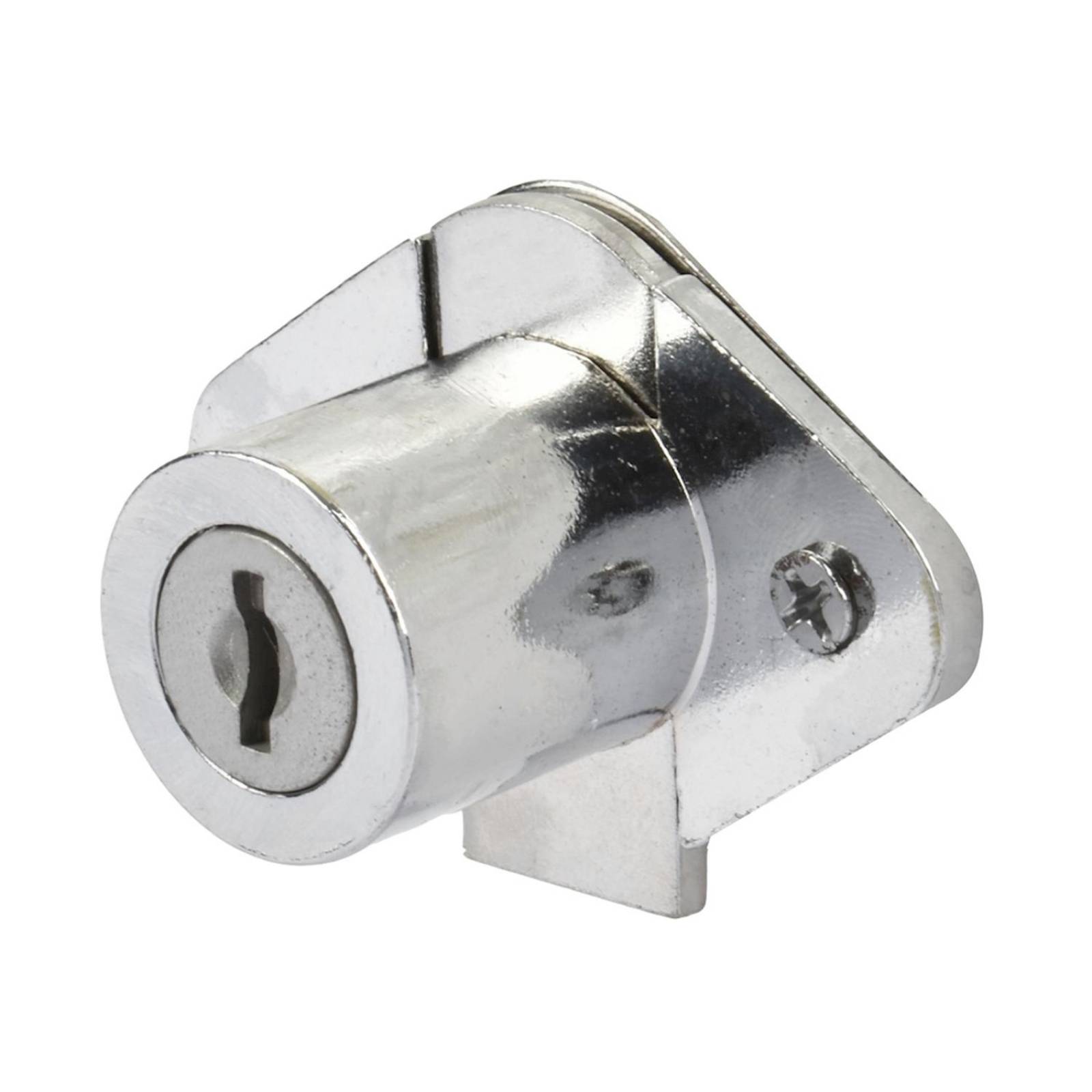 Cerradura para muebles 3.8 x 5.2 x 2.6 cm plata 
