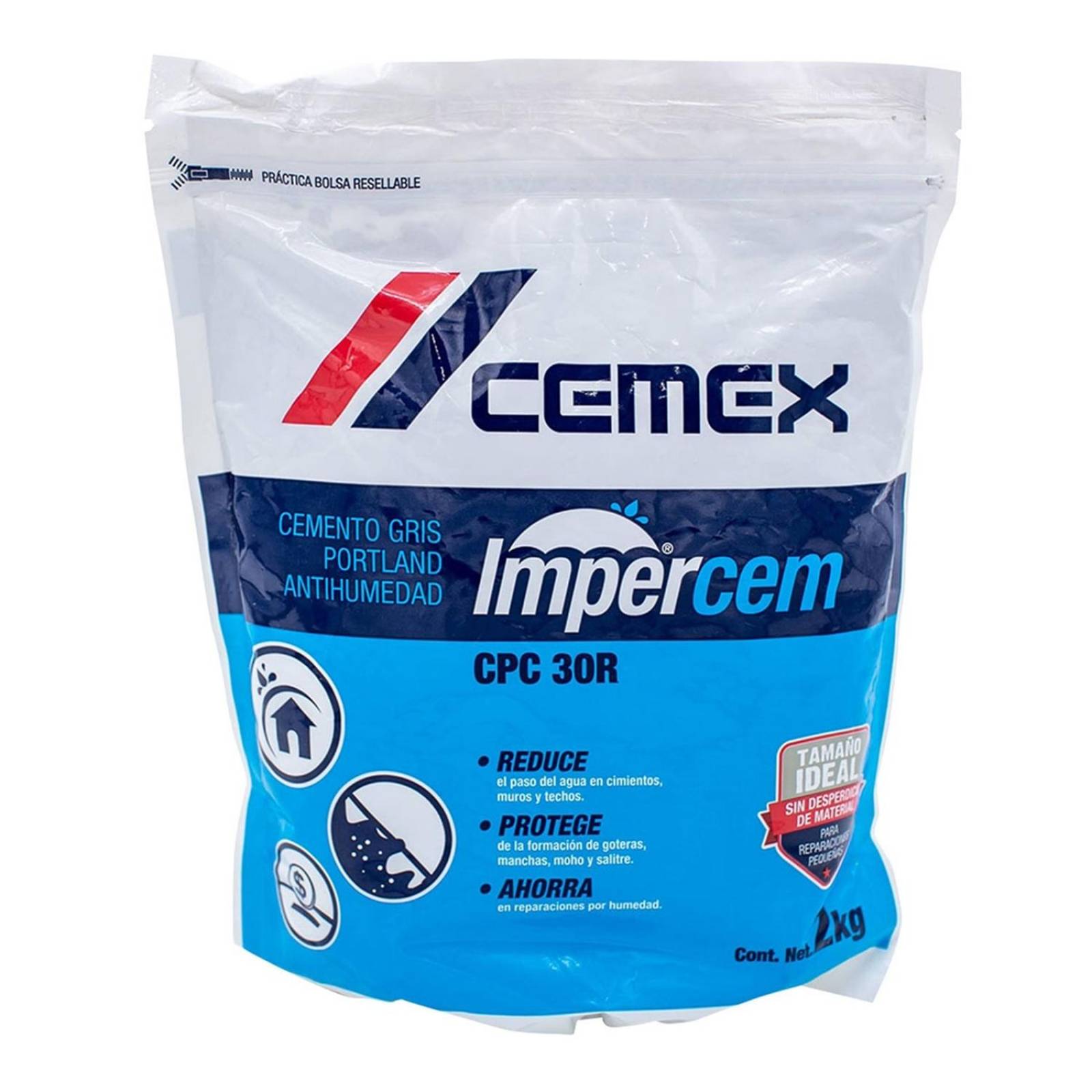 Cemento impercem cemex 2 kg