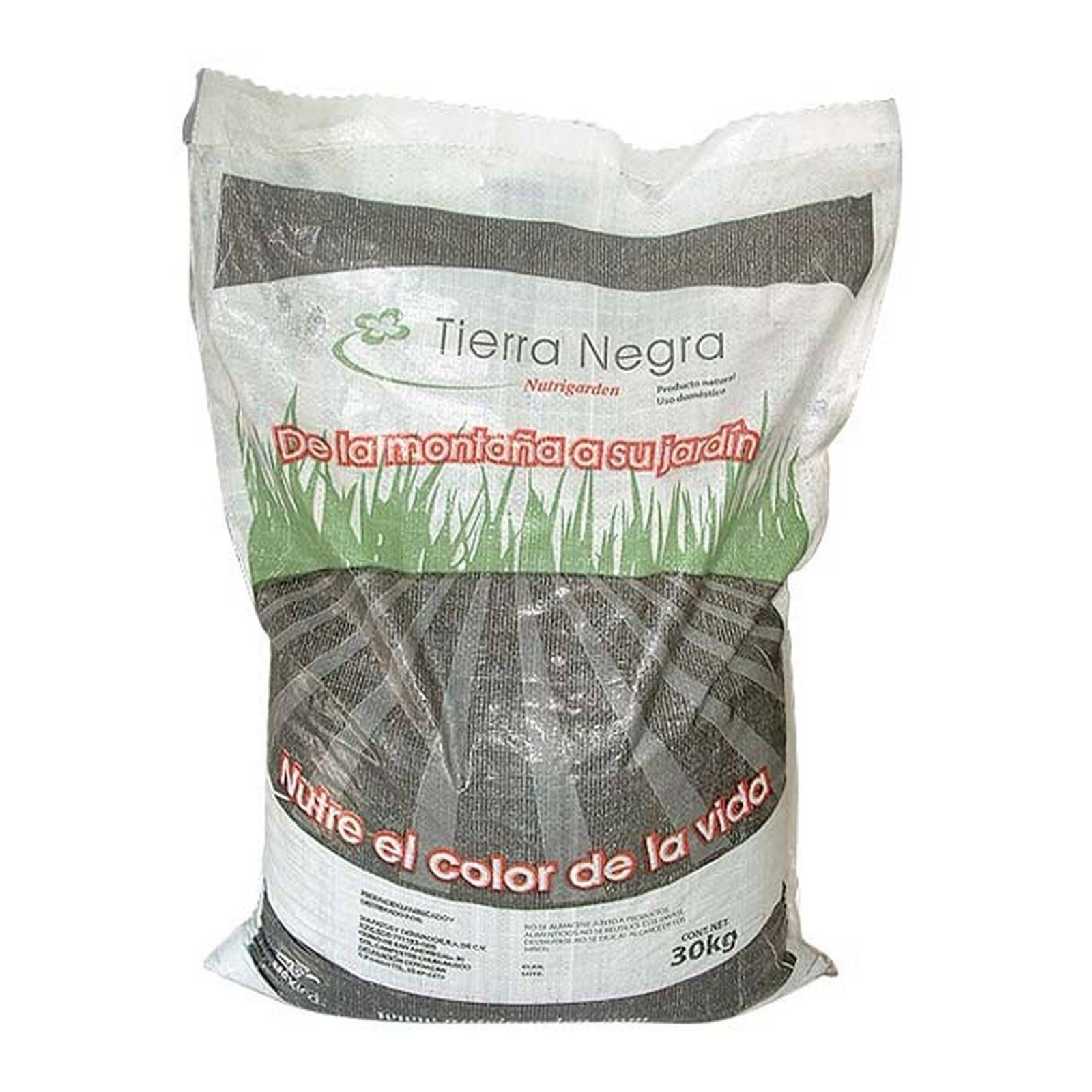 Tierra negra de 30 kg nutrigarden