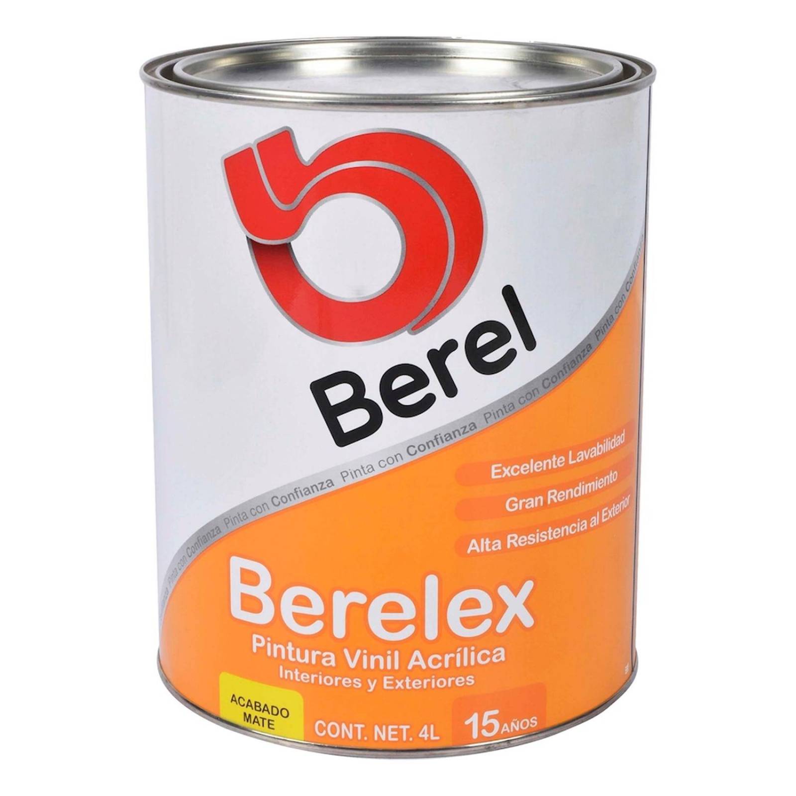 Pintura berel vinil acrílica base accent 4 l 