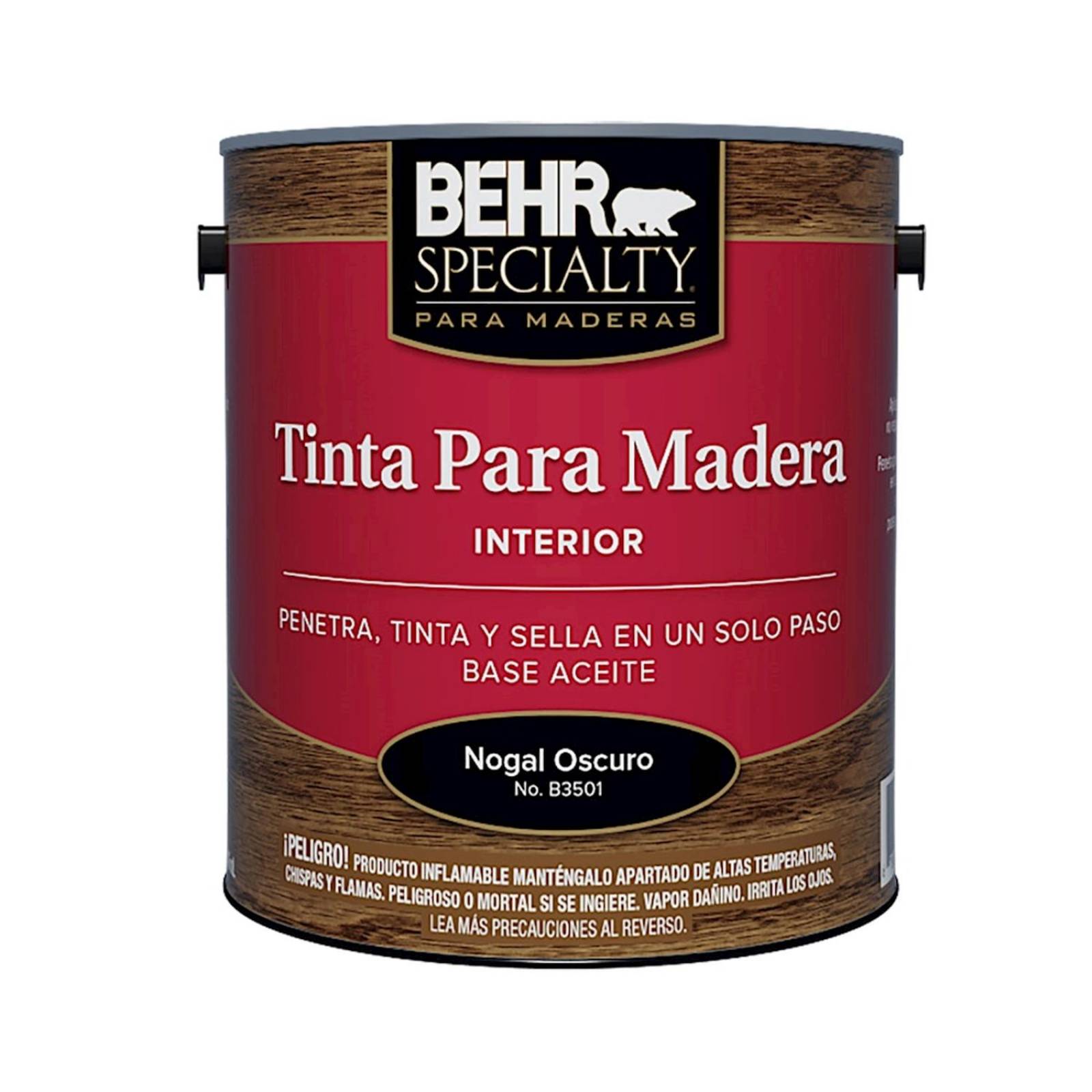 Tinta para madera 946 ml nogal oscuro