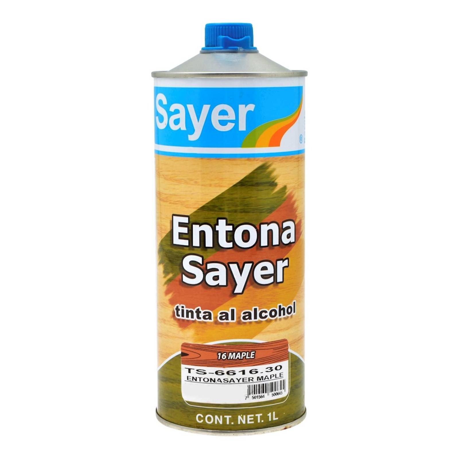 Tinta al alcohol sayer para madera maple 1 l 