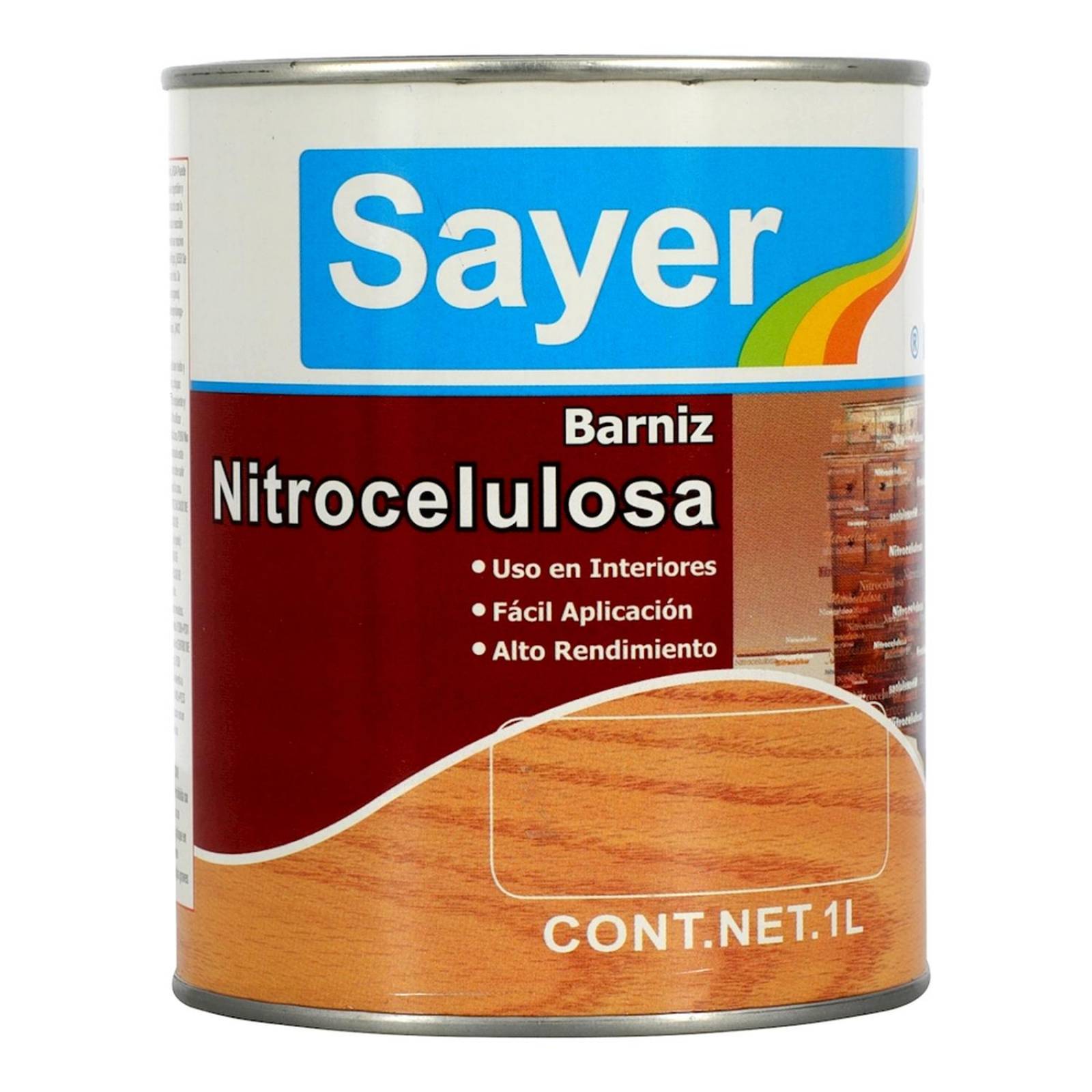 Laca nitrocelulosa de 1 l negro