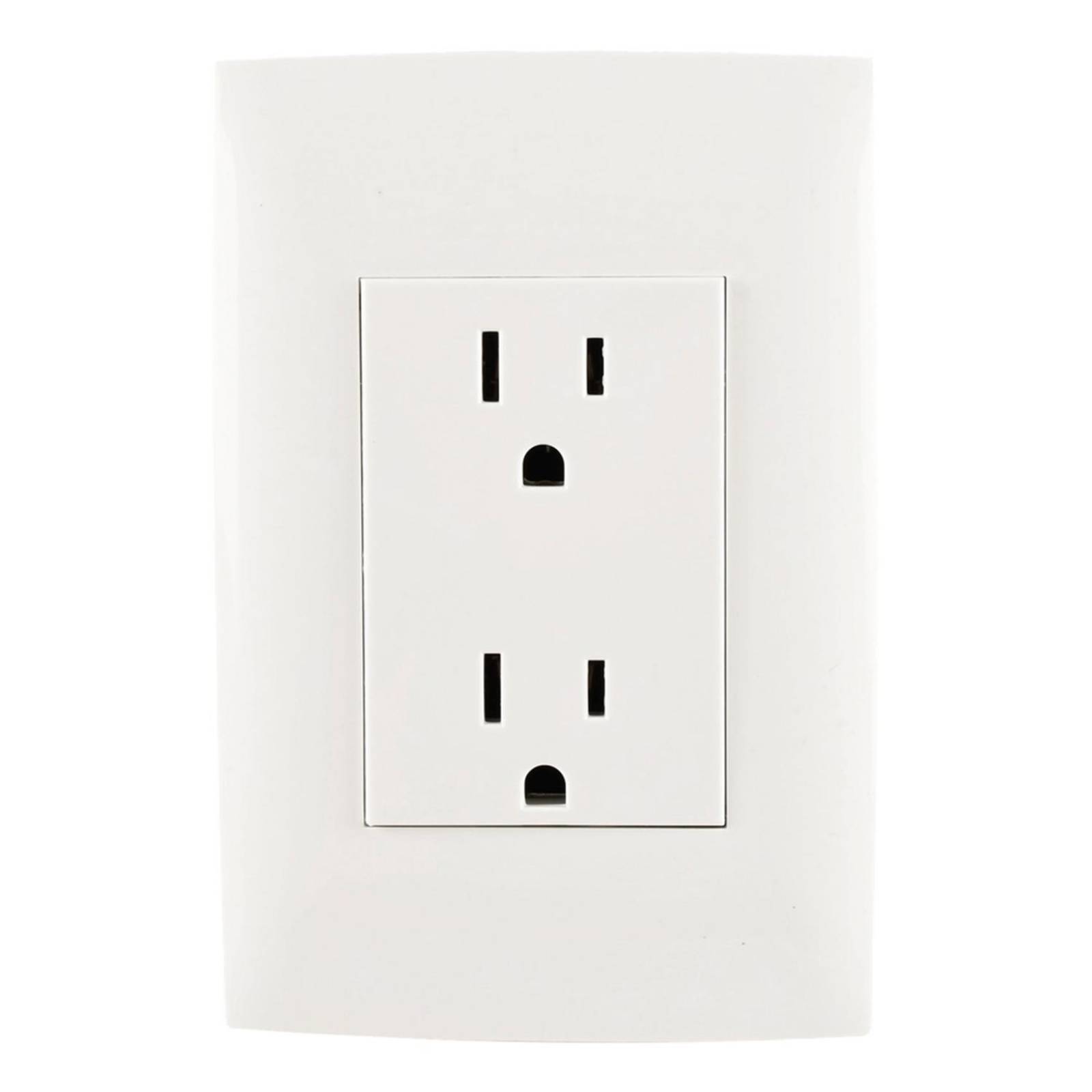 Placa y contacto dúplex blanco leviton 20 piezas 