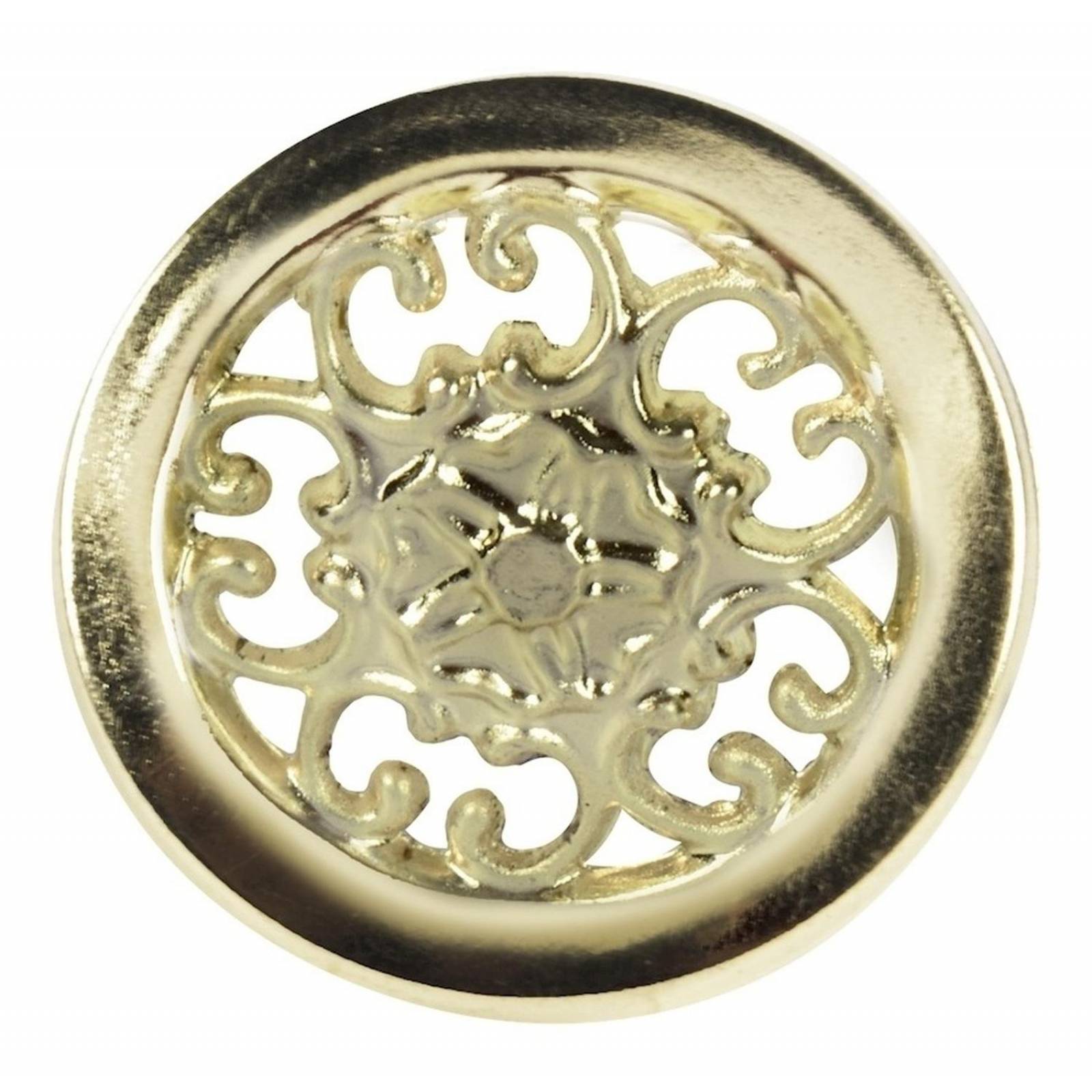 Perilla Calada 2.2 X 3.8 Cm Dorado 