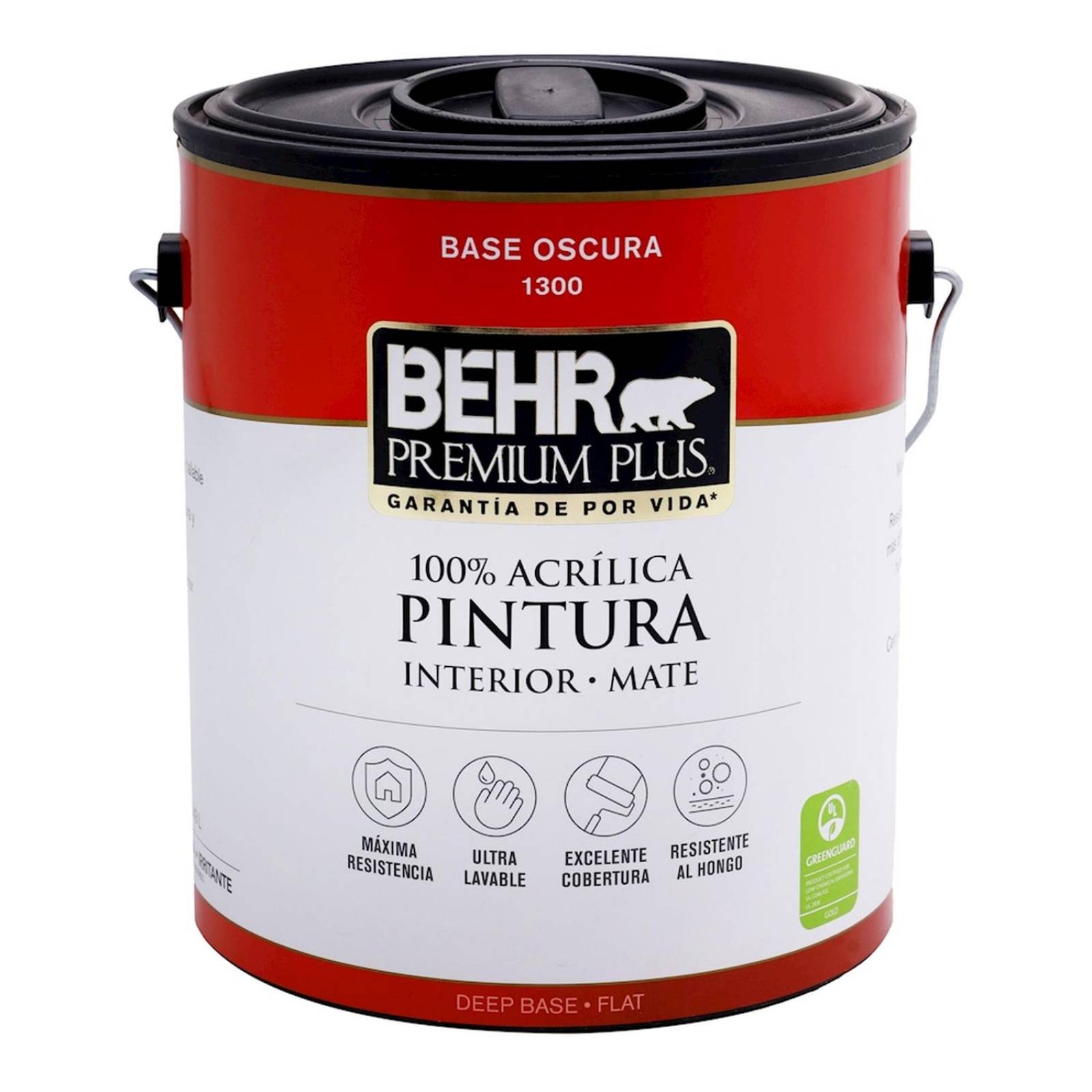 Pintura acrílica interior mate oscura 1g 