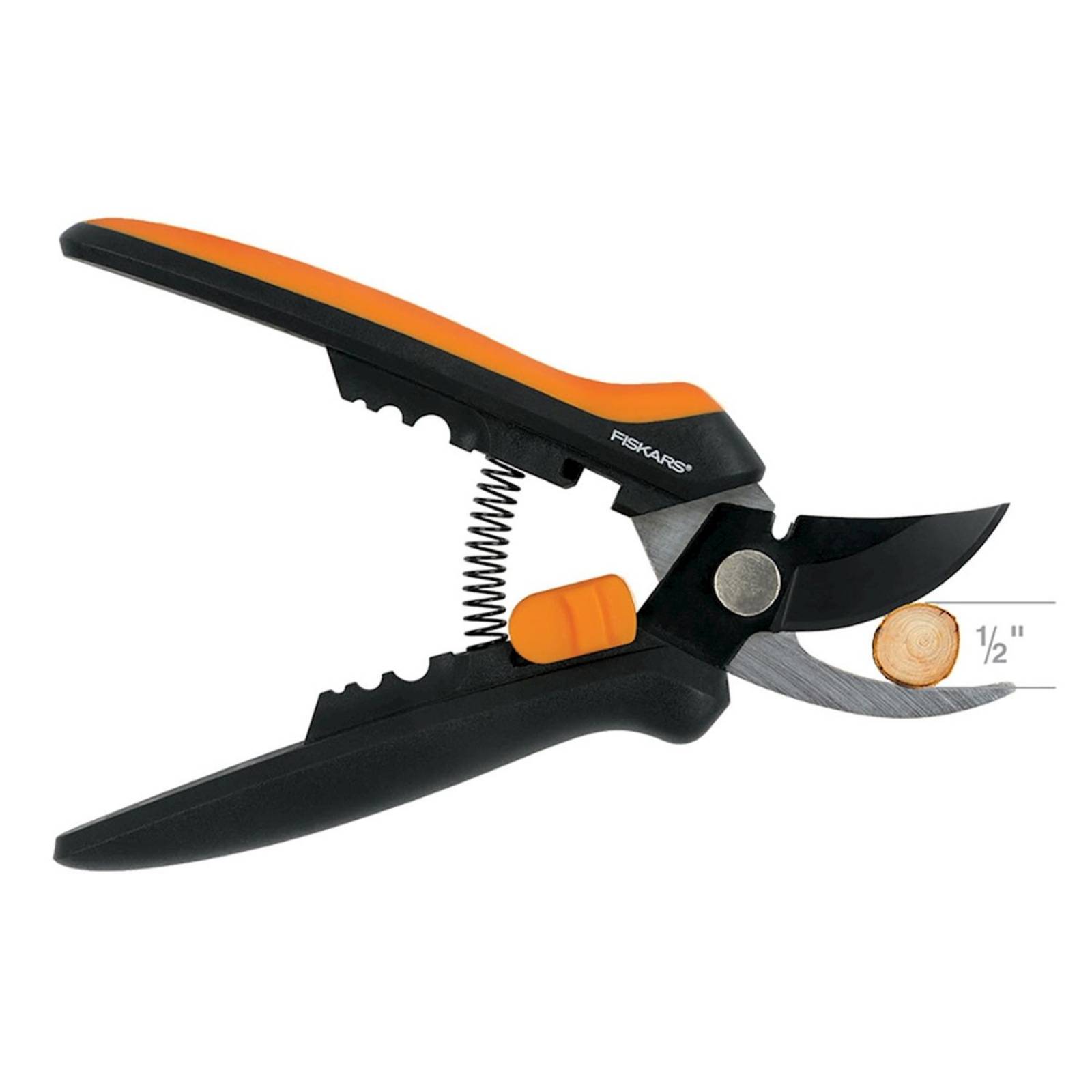 Tijeras para podar 18.2 x 5.3 x 2 cm negro fiskars
