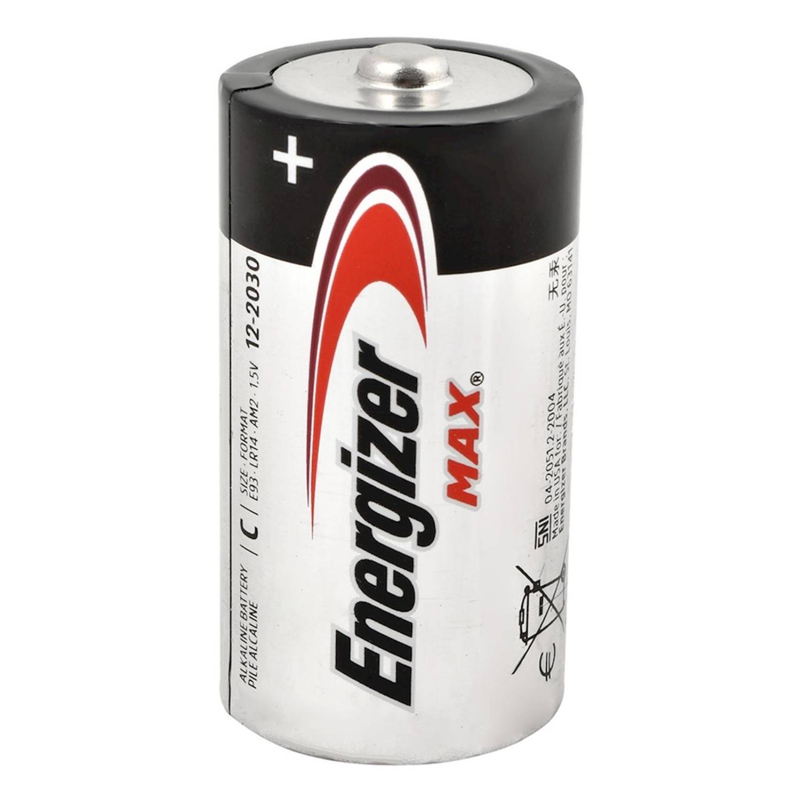 Pila alcalina c energizer 2 piezas 