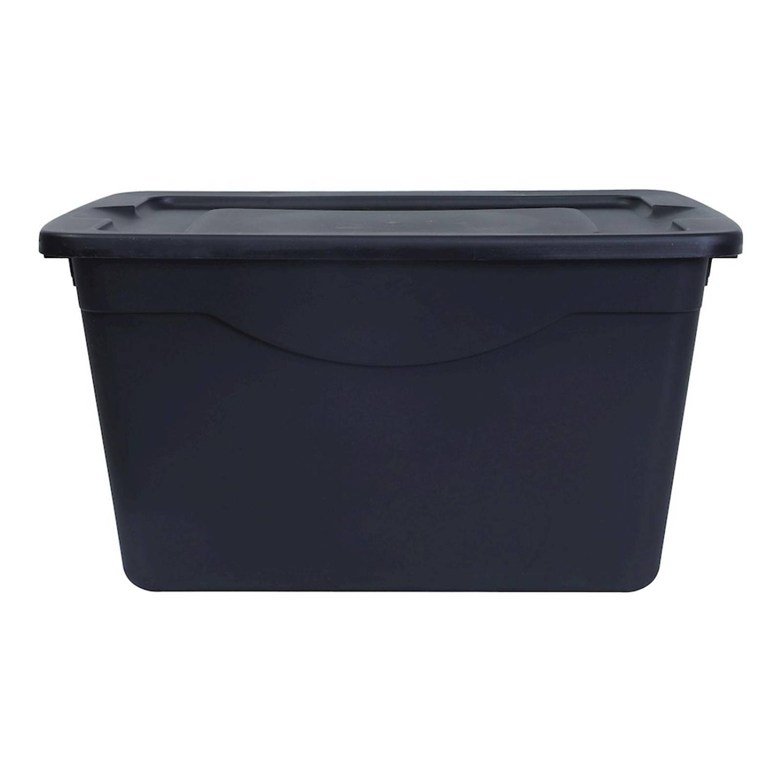 Caja de plástico 61 l negra 