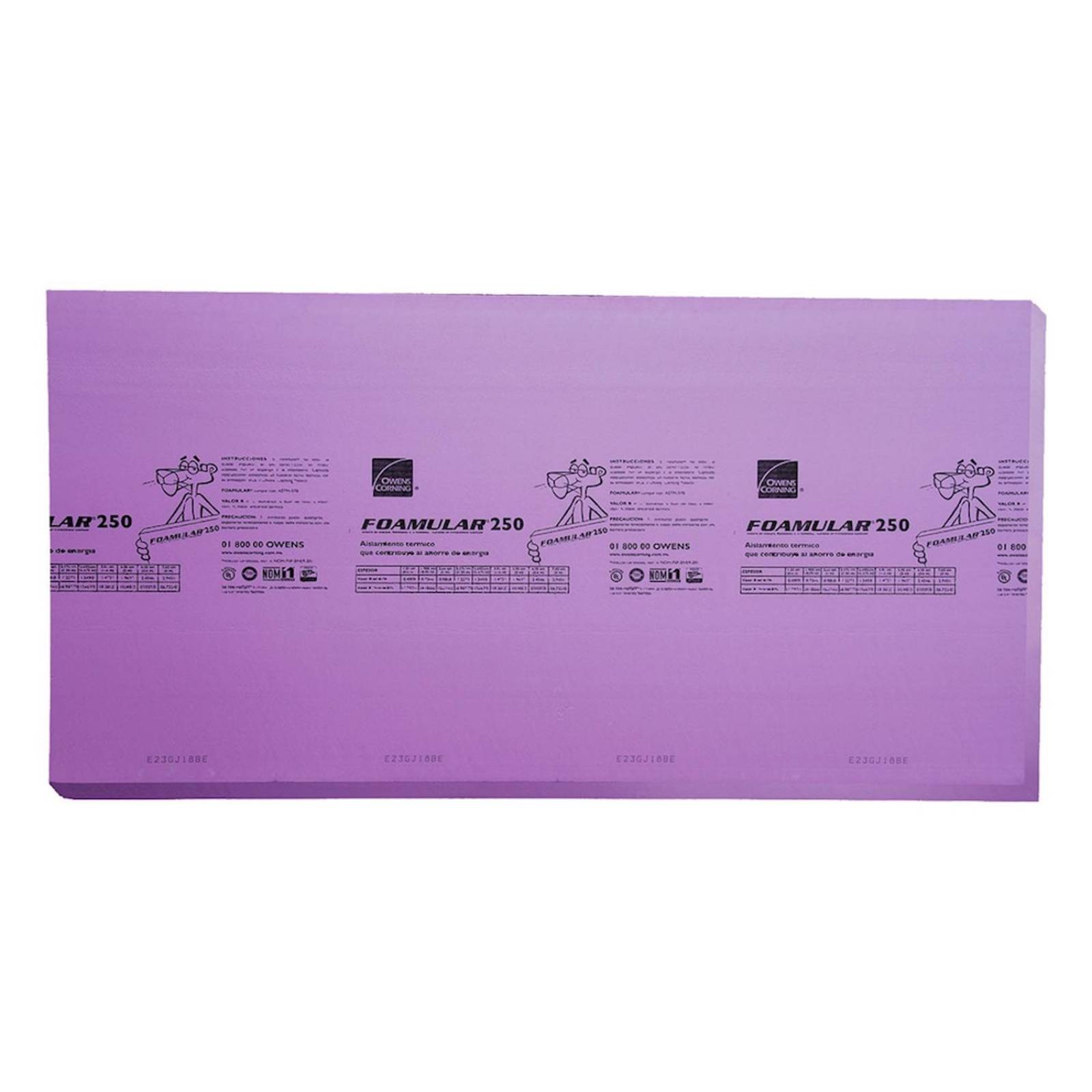 Foamular 1 pulgada 1.22 x 2.44 m