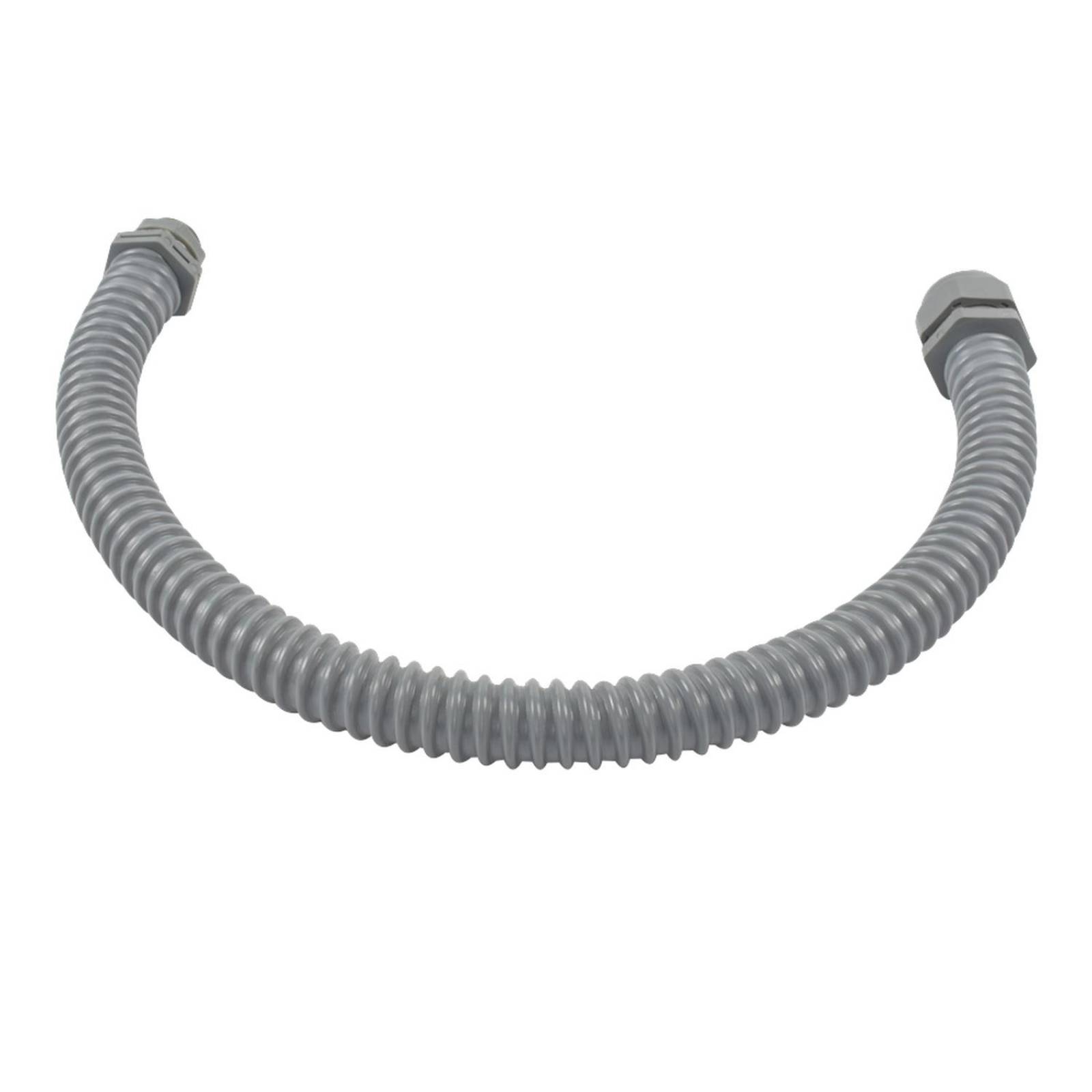 Manguera flexible macho-hembra 1/2 pulgada gris oscuro