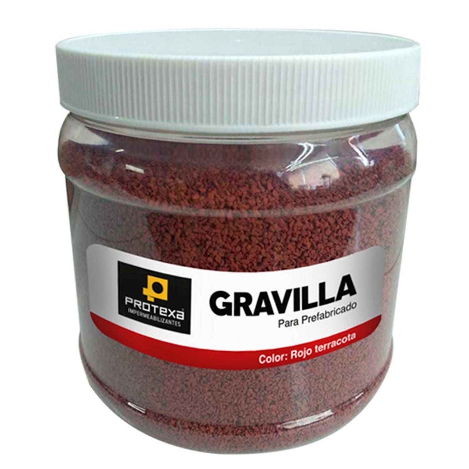 Gravilla para prefabricado color terracota 