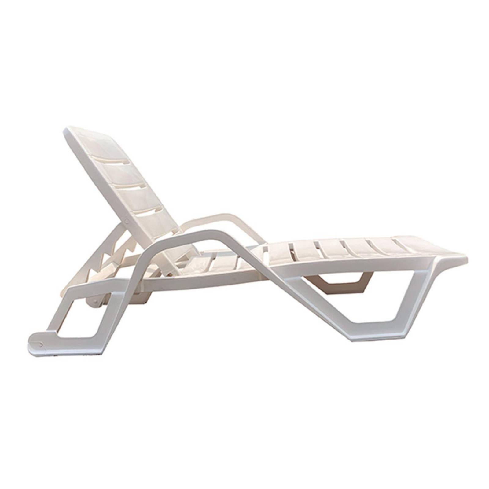 Camastro de plastico blanco 