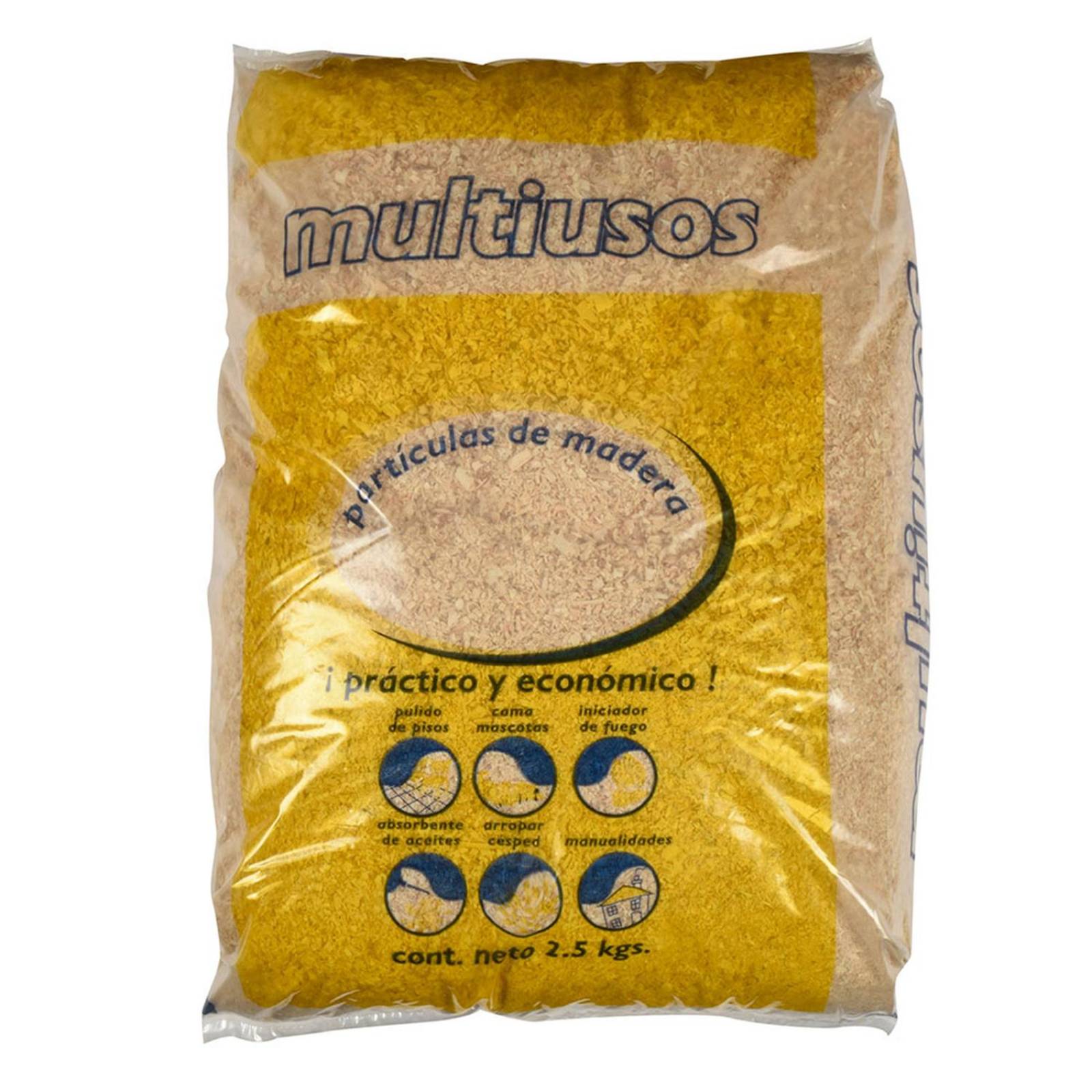 Aserrín - partículas de madera 2.5 kg 