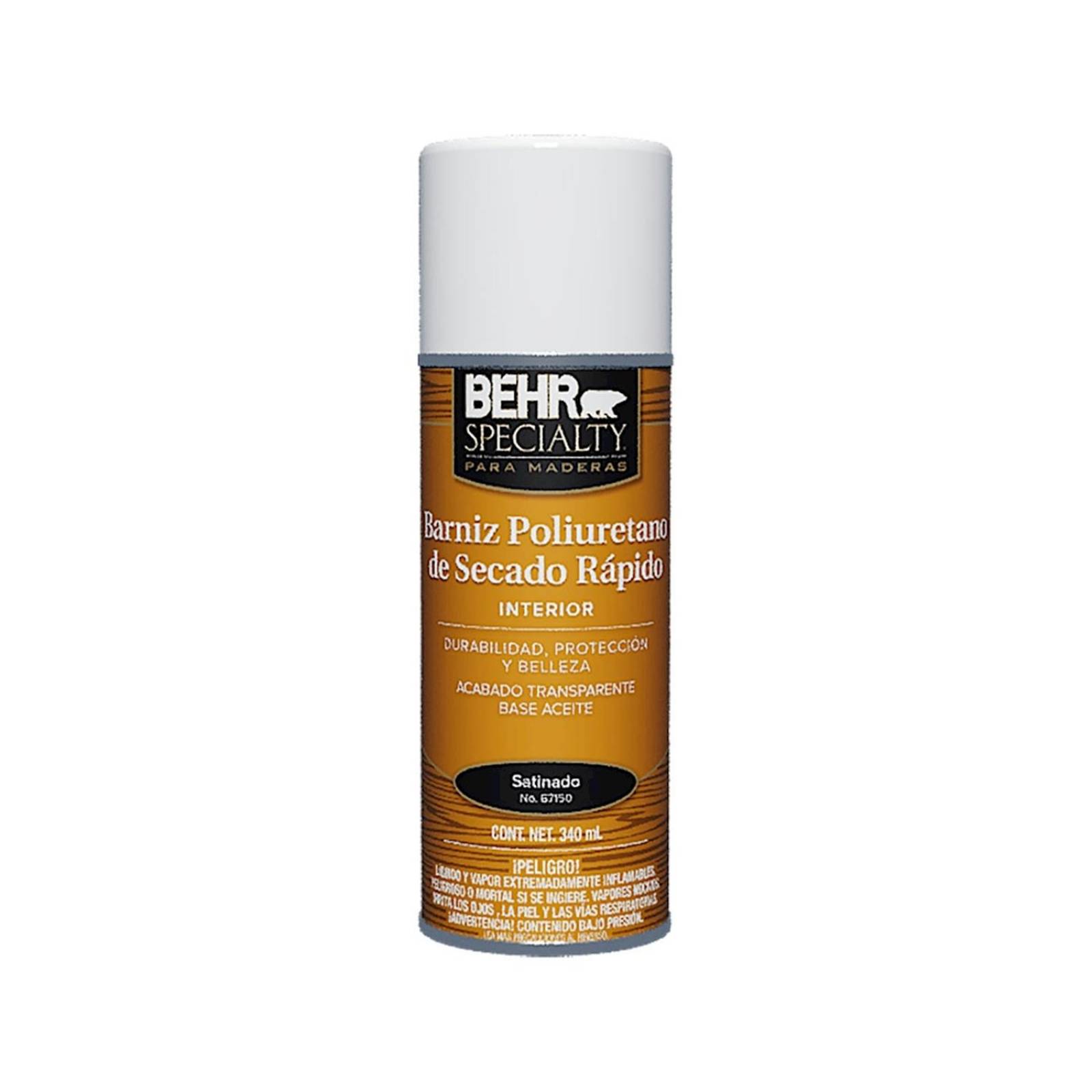 Barniz de poliuretano 340 ml satinado 