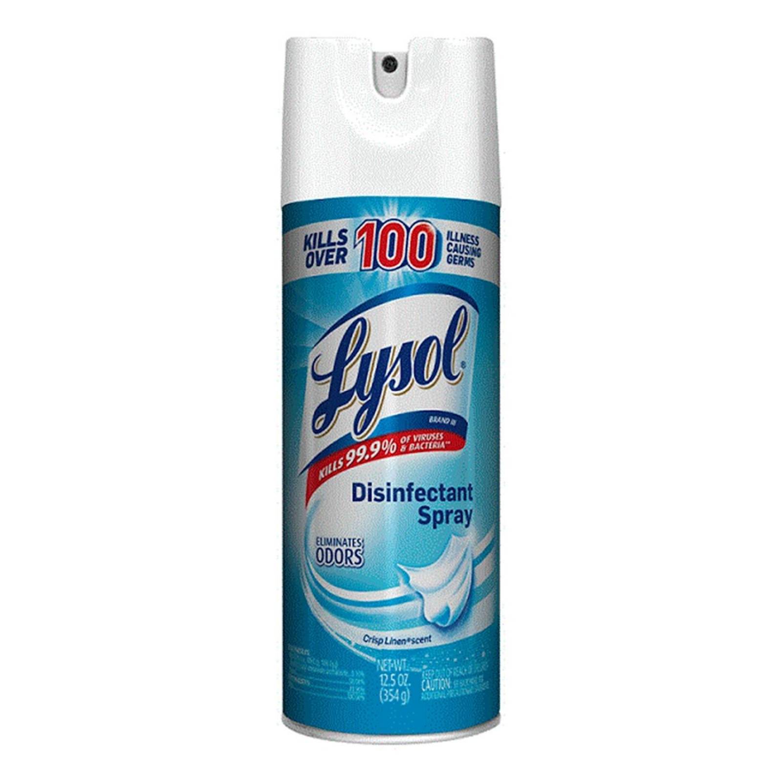 Lysol aerosol desinfectante crisp linen 354g 