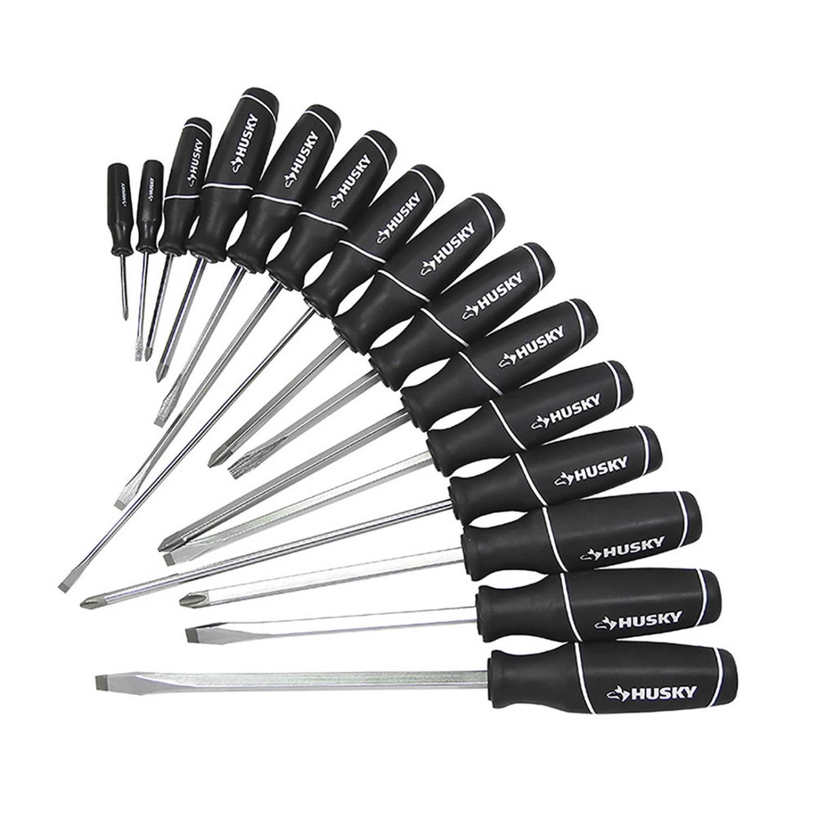 Juego de desarmadores 15 piezas husky 