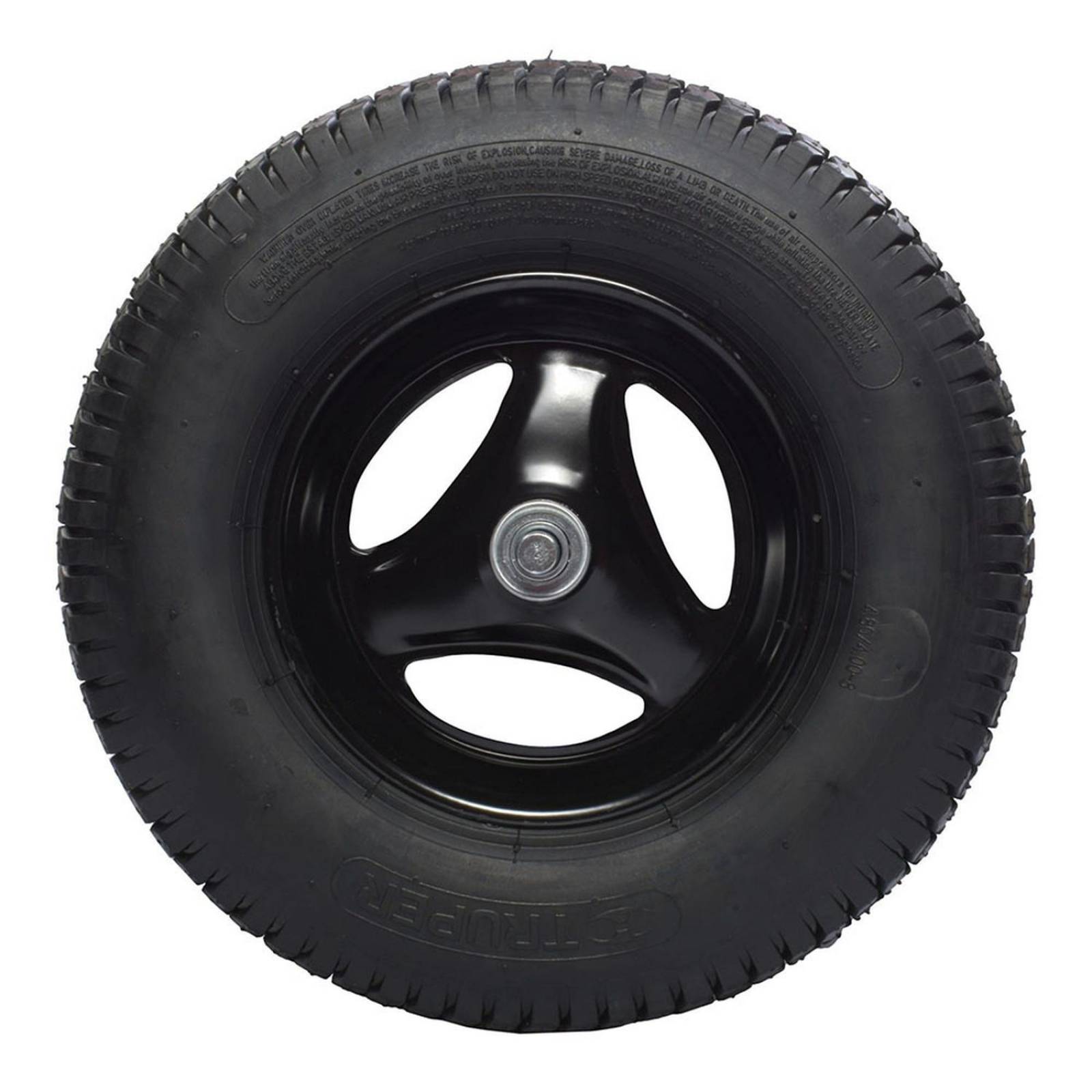 Llanta para carretilla 40 cm negra truper 
