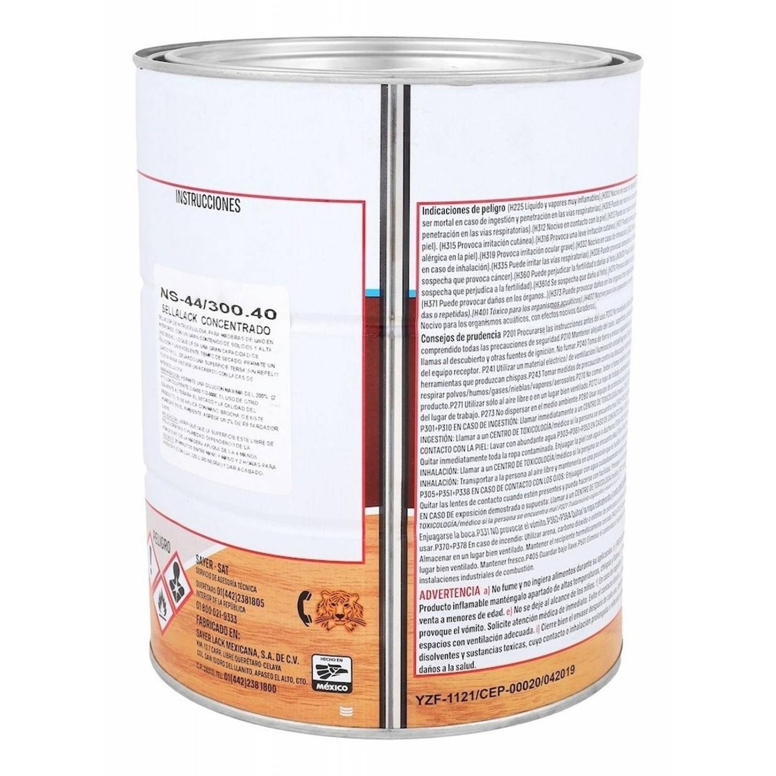 Sellalack Concentrado Transparente De 4 L Para Madera