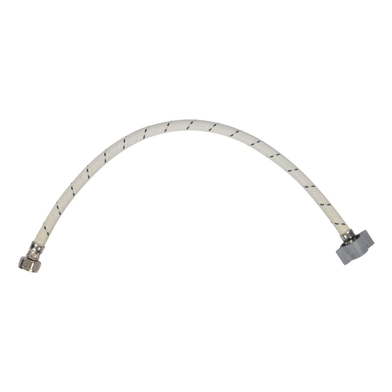 Conector flexible 3/8 x 1/2 pulgada blanco coflex 