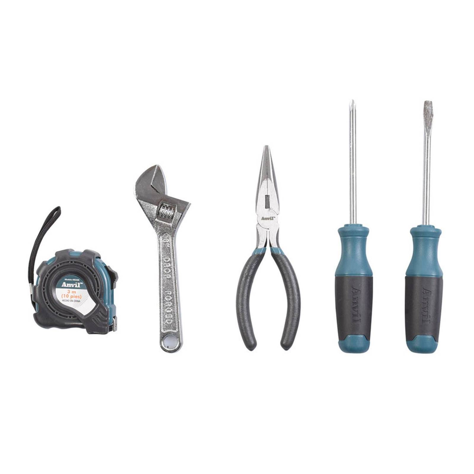 Juego de herramientas metal anvil 5 piezas