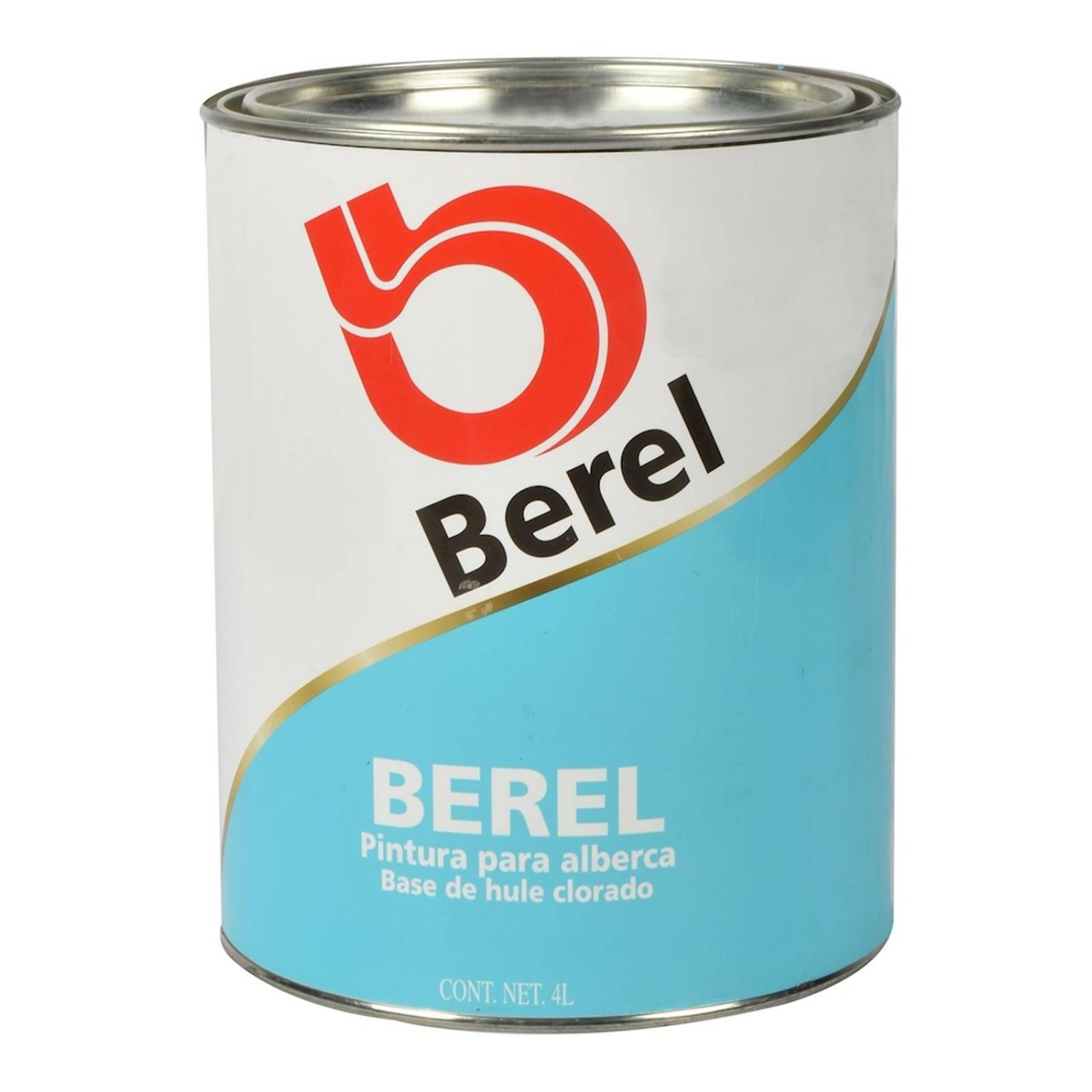 Pintura berel base de hule clorado celeste 4 l 