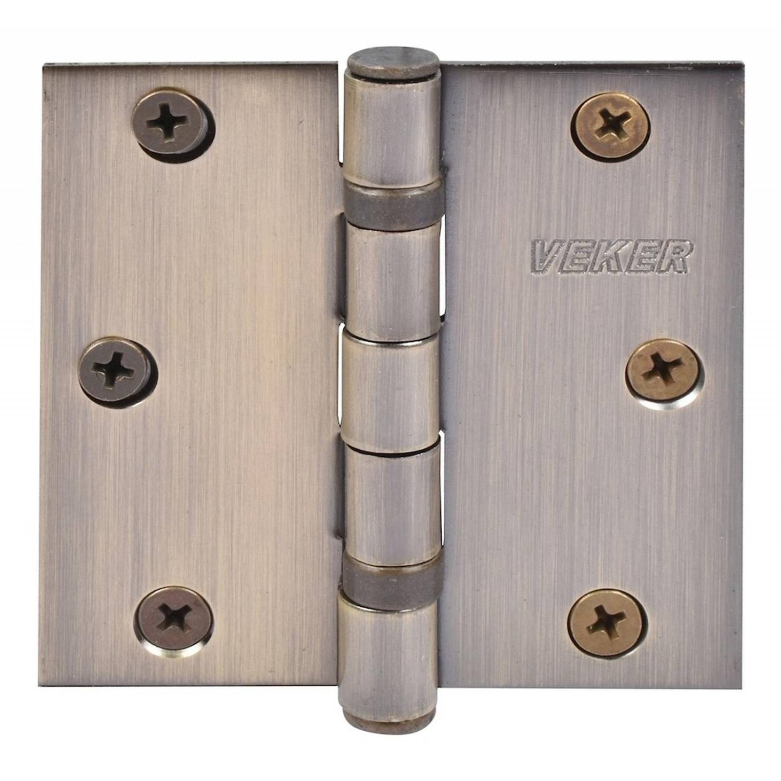 Bisagra De Cabeza Plana 3 X 3 Pulgadas Dorado 2 Piezas 