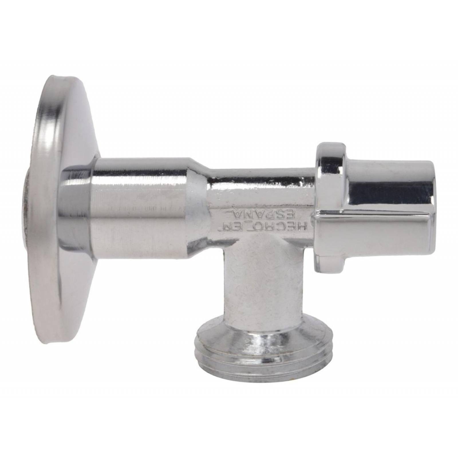 Llave De Control Angular Para Lavadora 1/2 X 3/4 Plata 