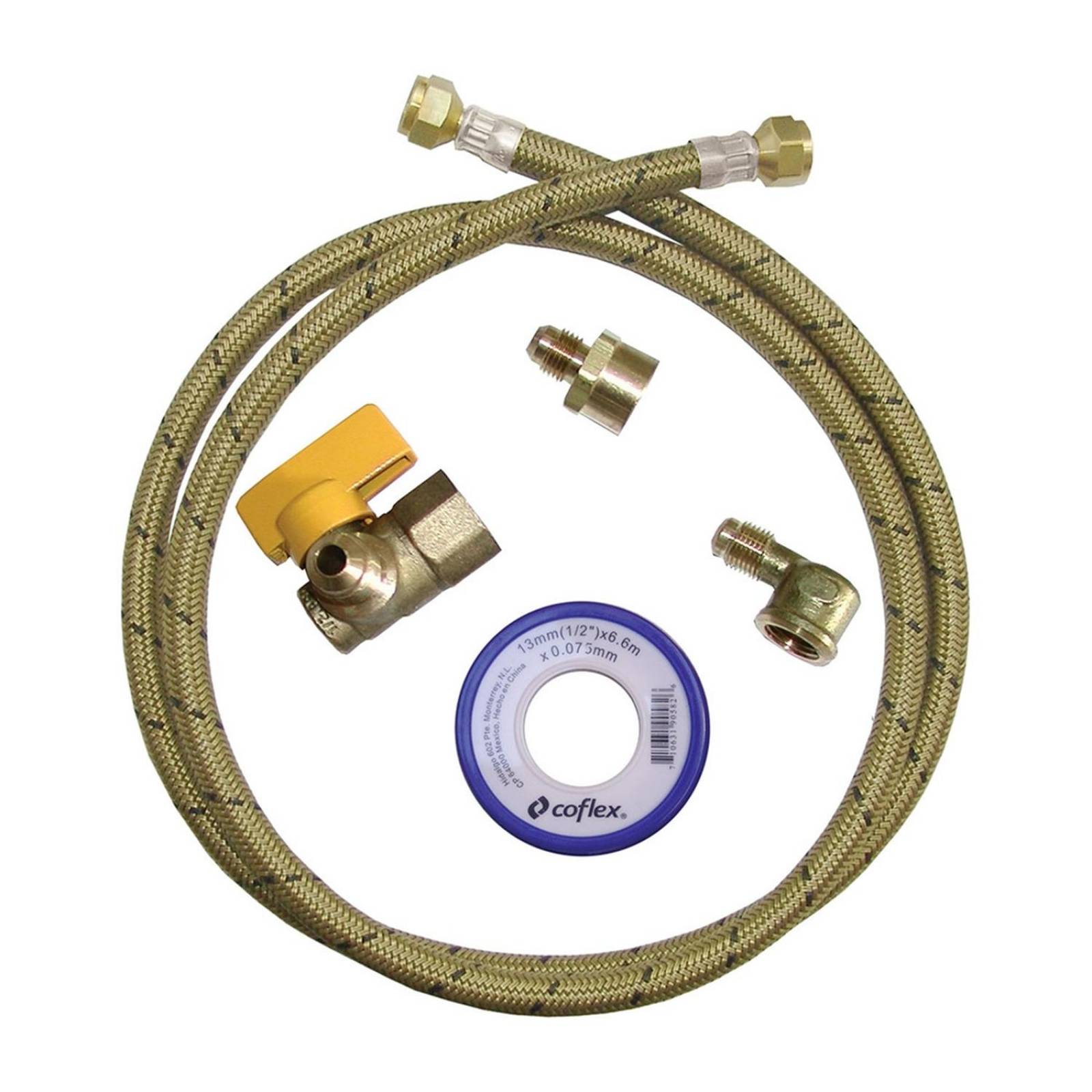 Paquete de instalación para estufa/secadora de 3/8