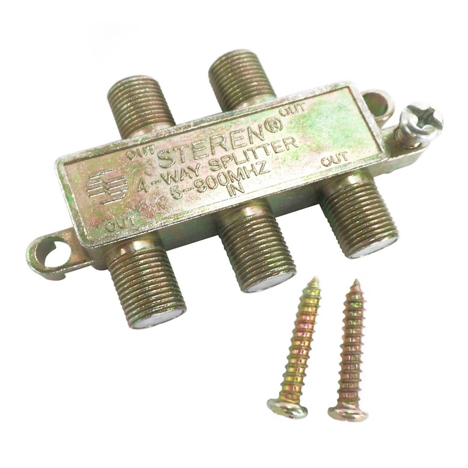 Divisor de 4 salidas plata