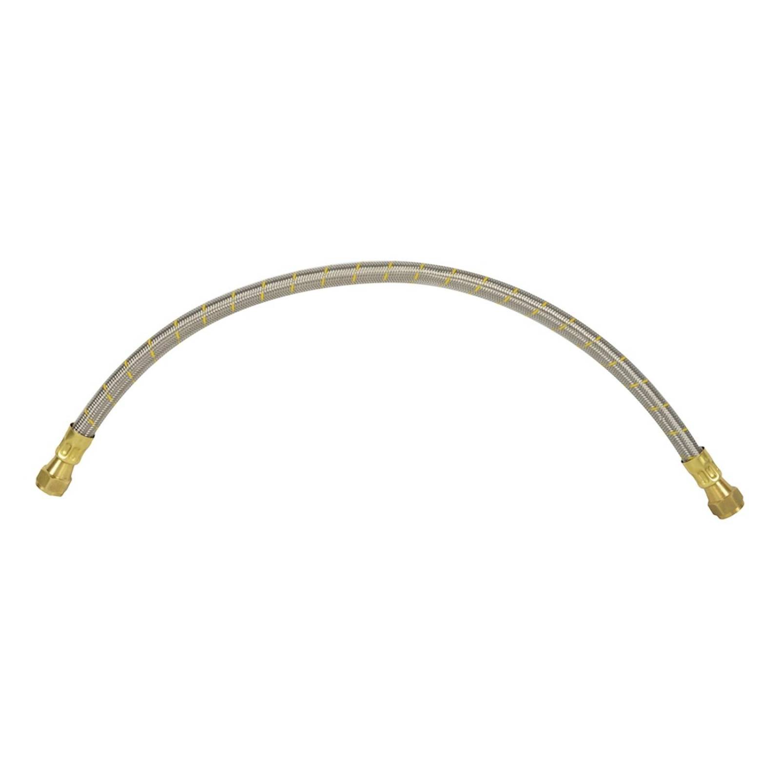 Conector para gas 1/2 pulgada 60 cm plata coflex 