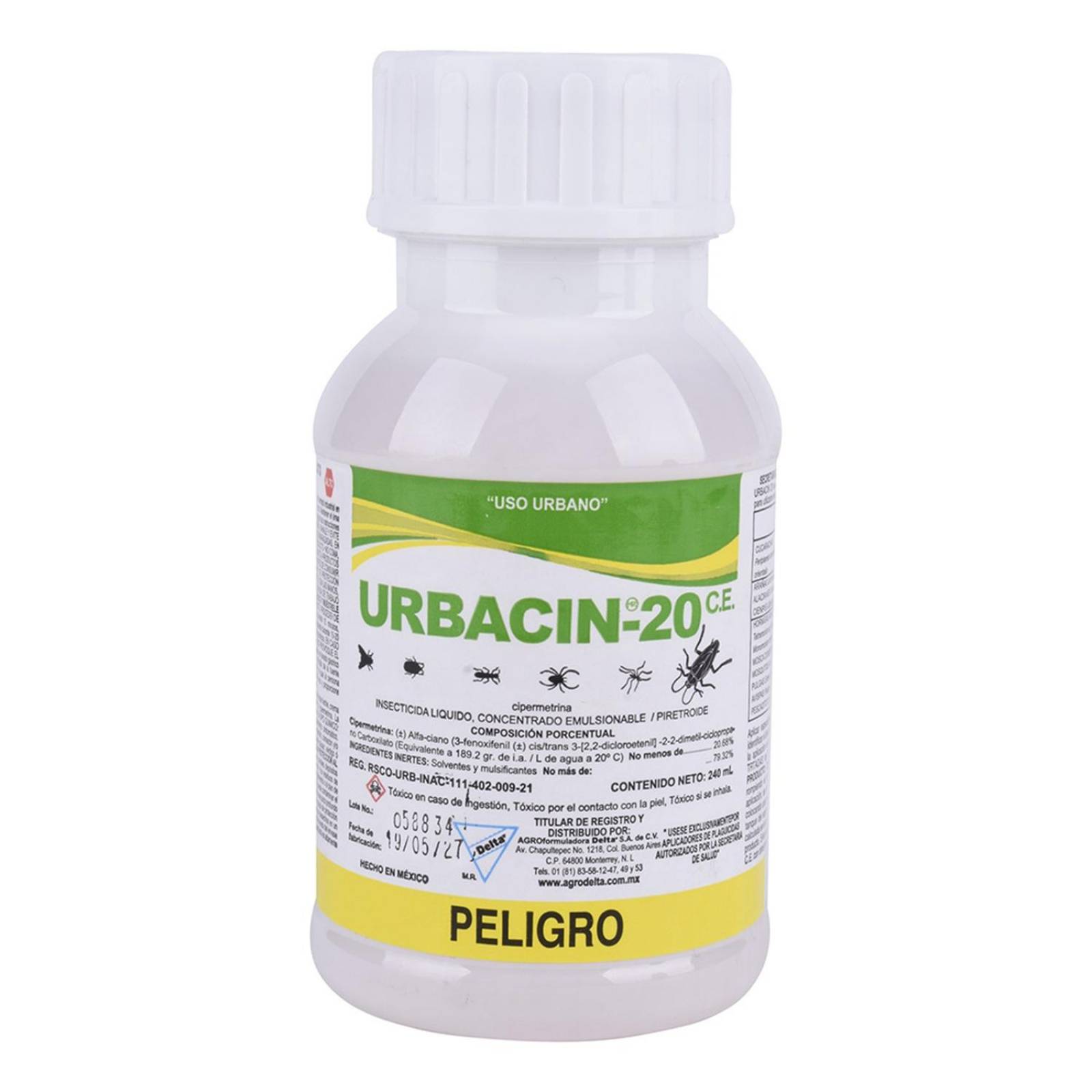 Insecticida líquido de 240 ml urbacin-20 