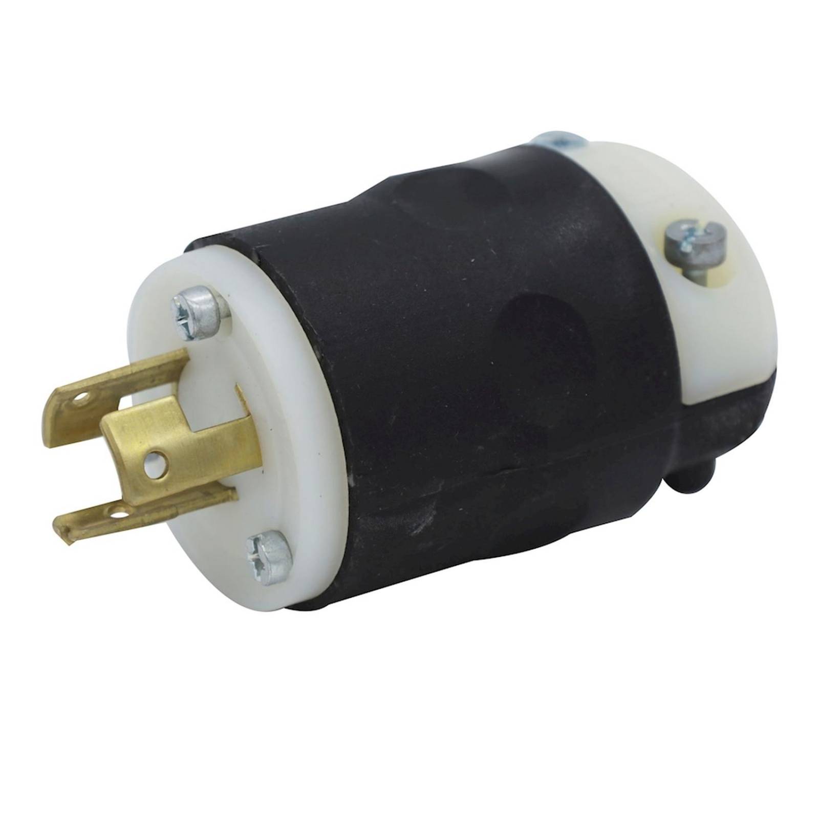 Clavija con seguro de giro 3 polos negro leviton 