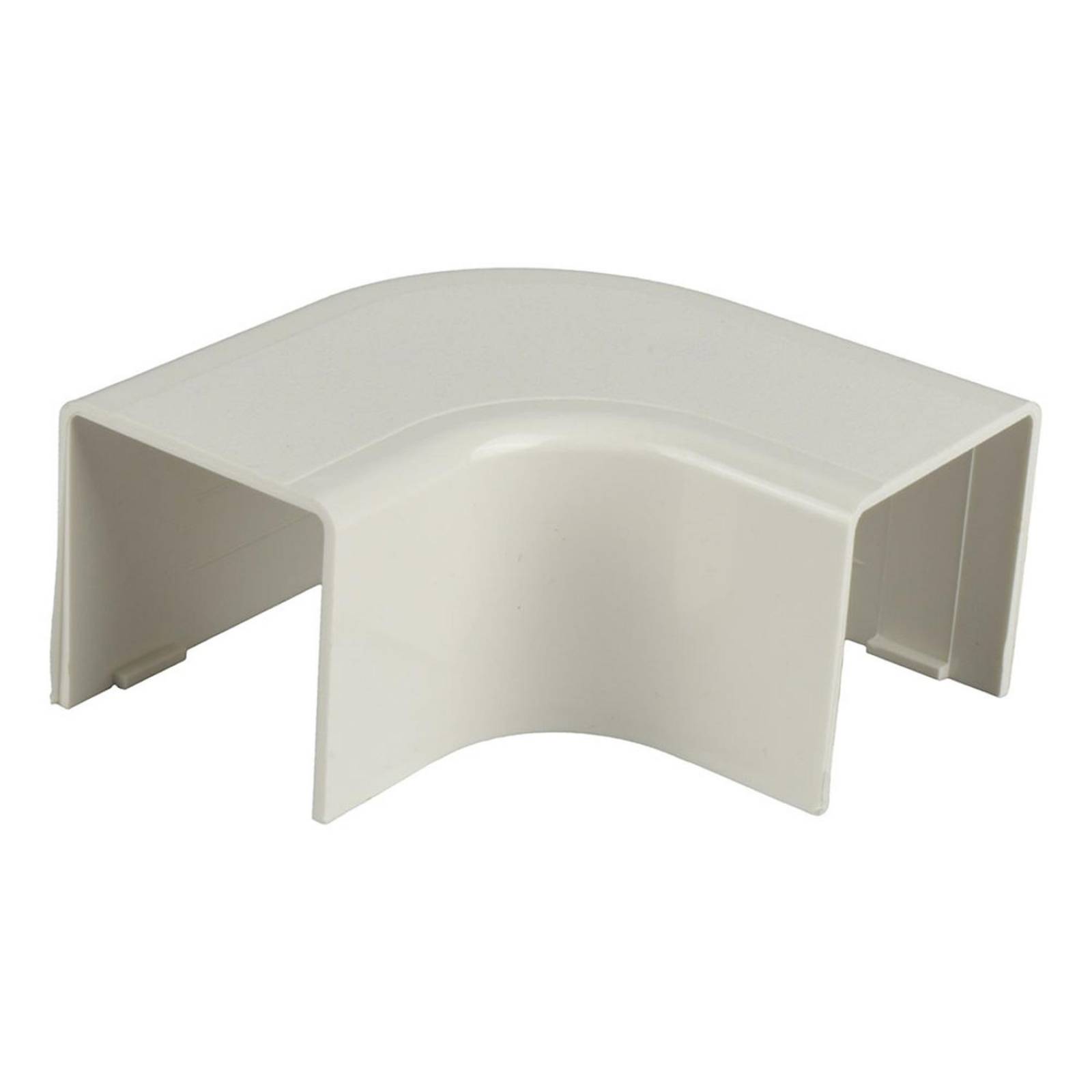 Ángulo plano 90 grados de 5.3 x 5.3 x 2.6 cm blanco