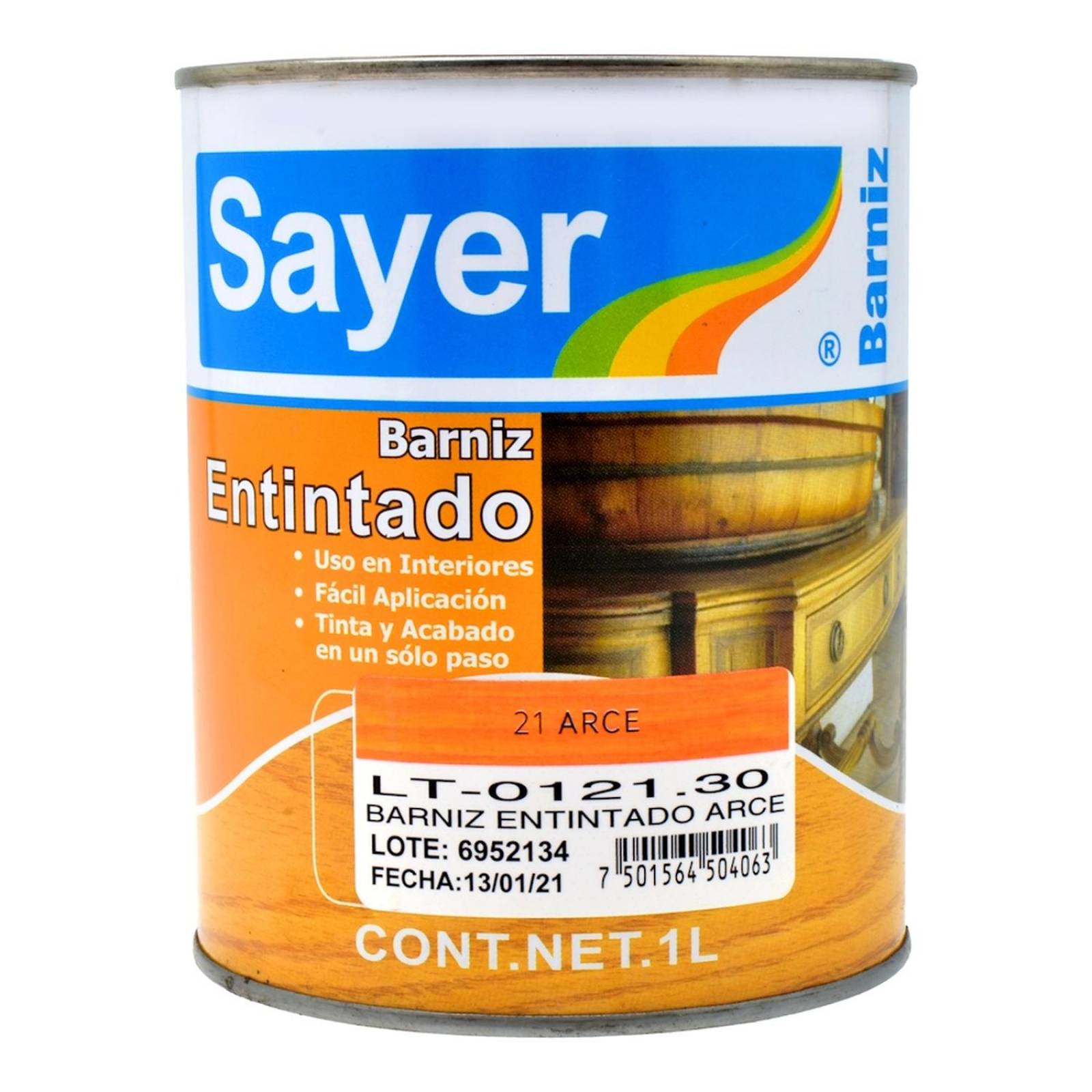 Barniz entintado de 1 l arce