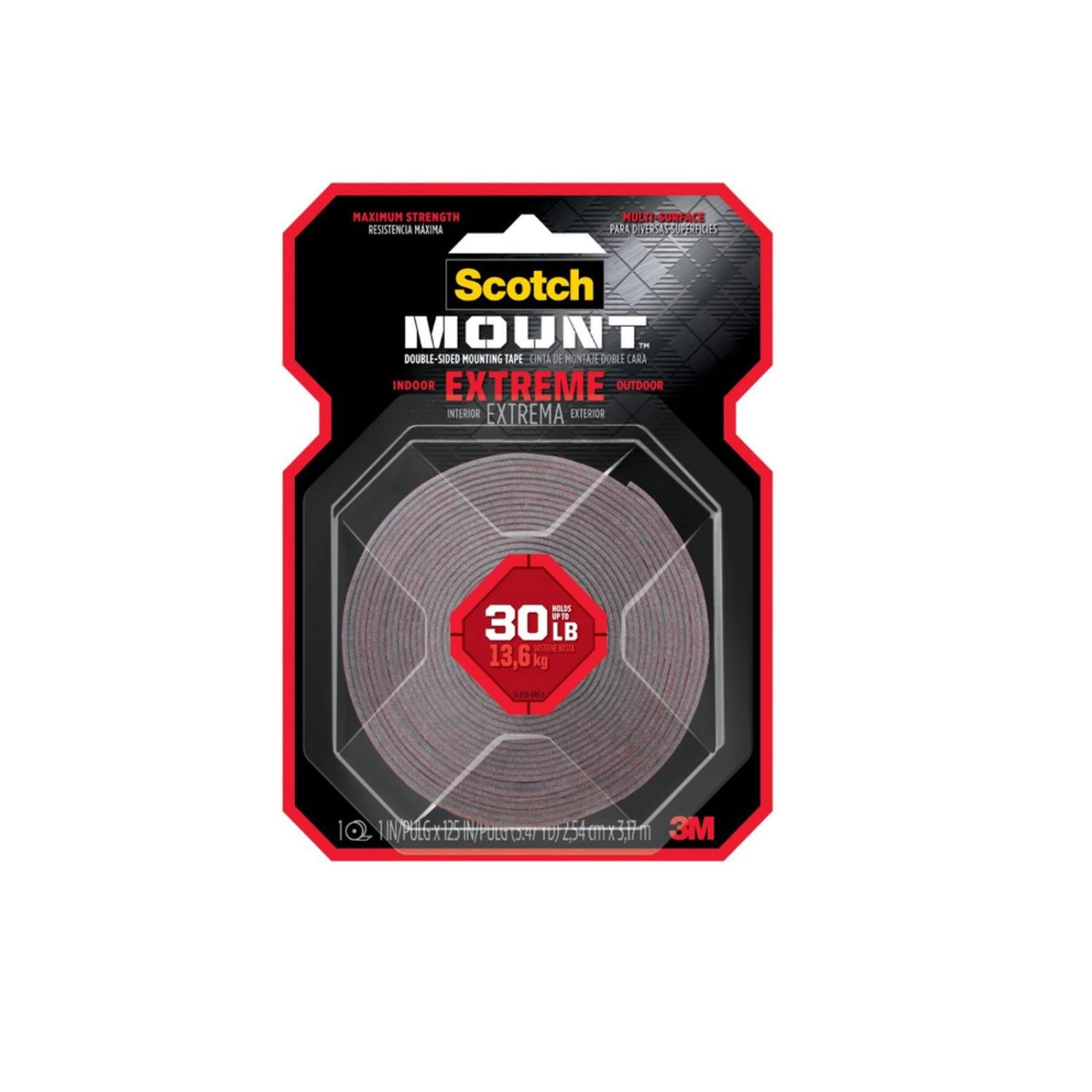 Cinta doble cara para montaje extrema 25 mm x 3.2 m 