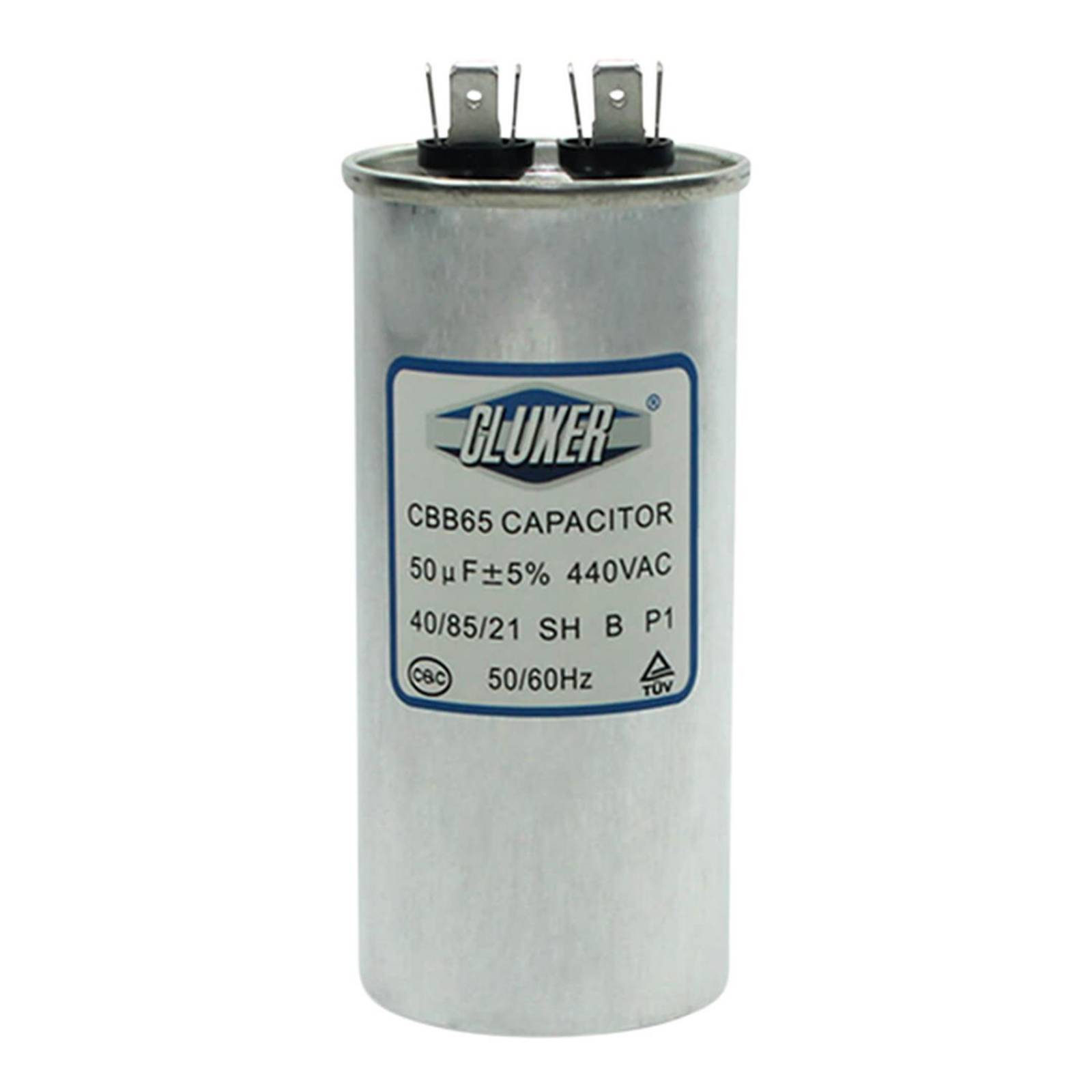 Capacitor de trabajo 50mf 440vac cluxer 