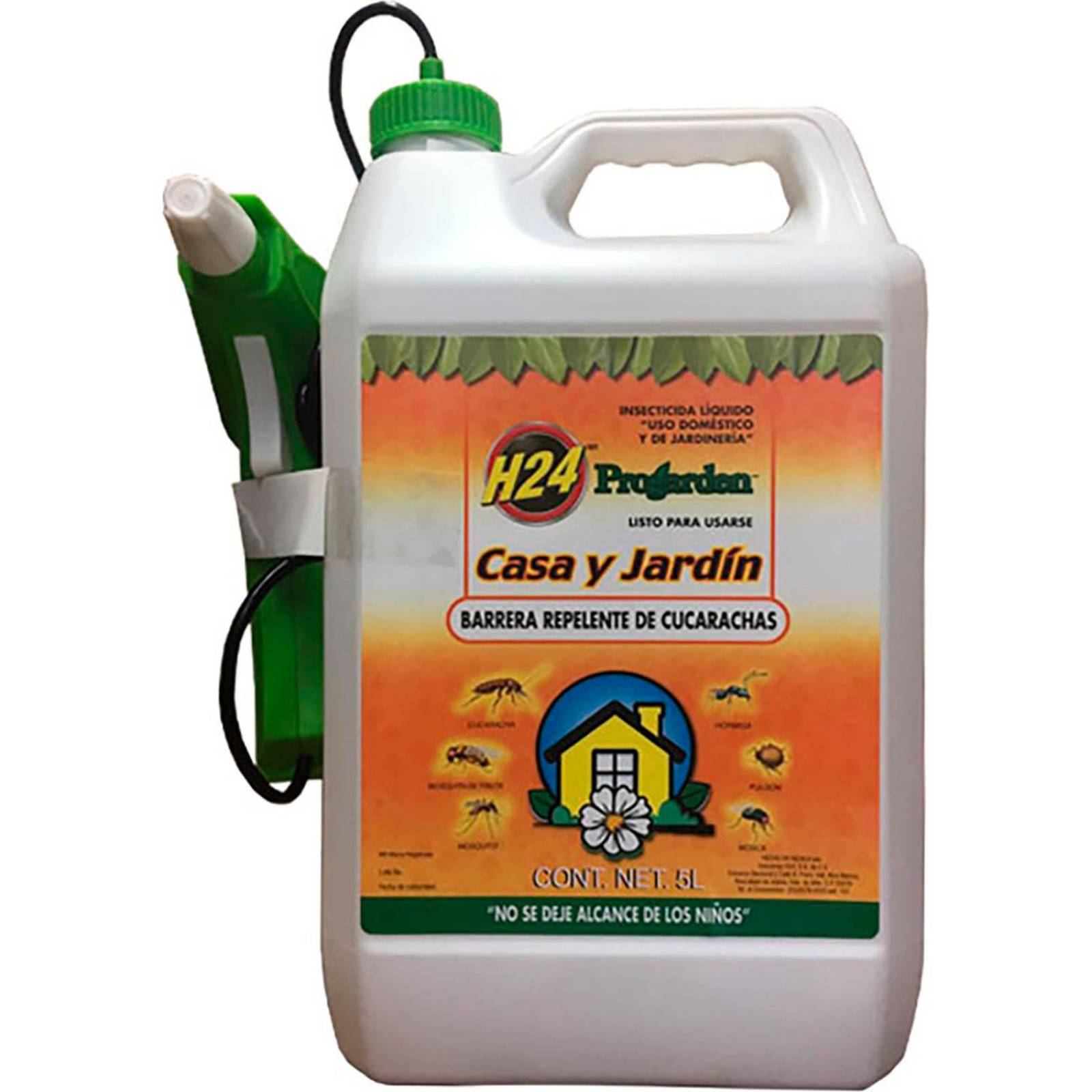 Insecticida h24 progarden casa y jardín 5 l 