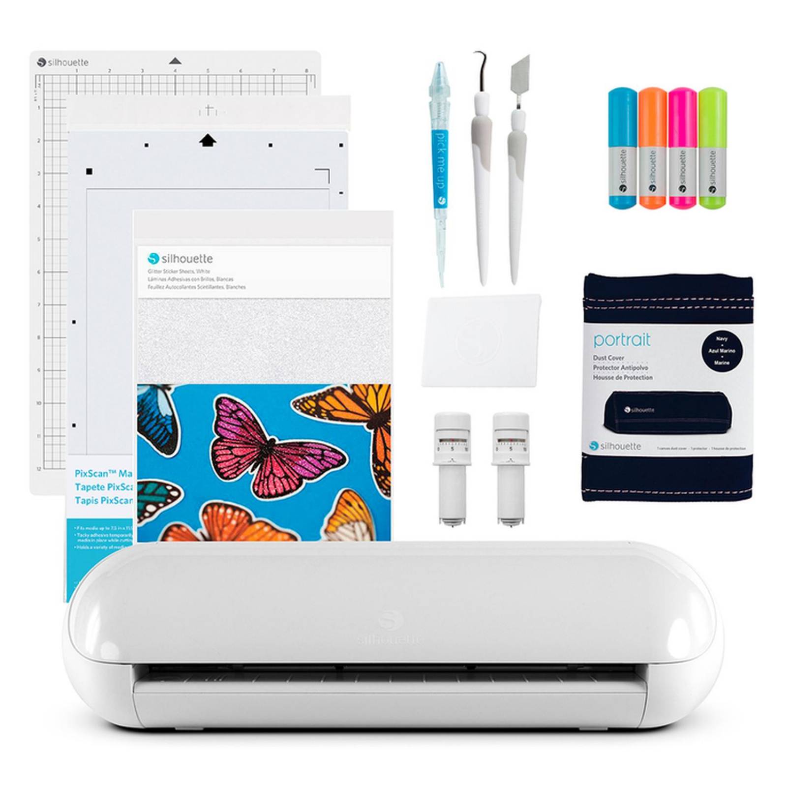 Silhouette Portrait Máquina de Corte con Accesorios