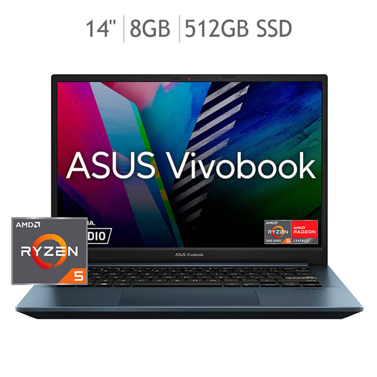 Asus Vivobook Pro 14", Ryzen 5 5600H, Nvidia GeForce RTX 3050, NumberPad 