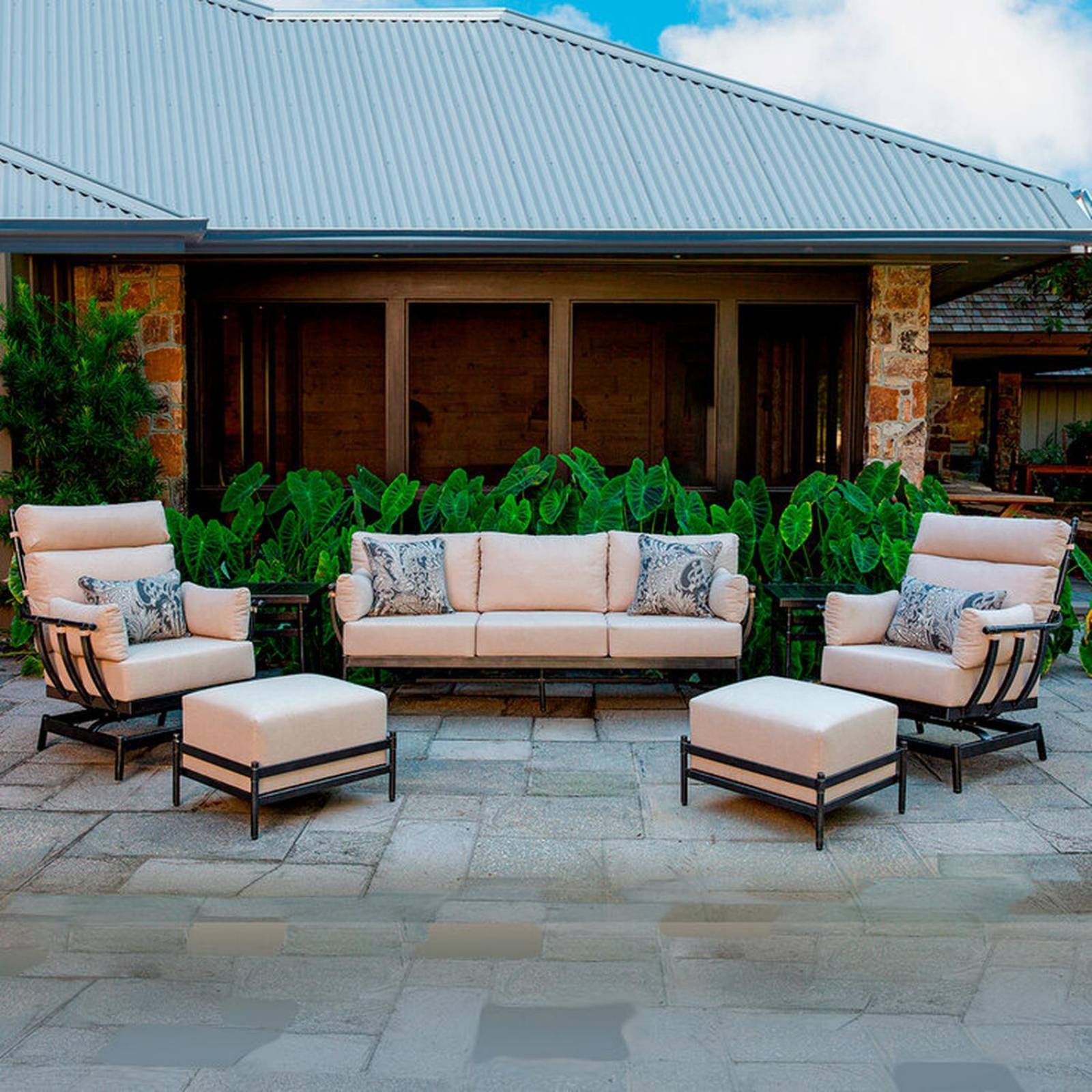 Sala para Jardín Bridgeton de 7 piezas 