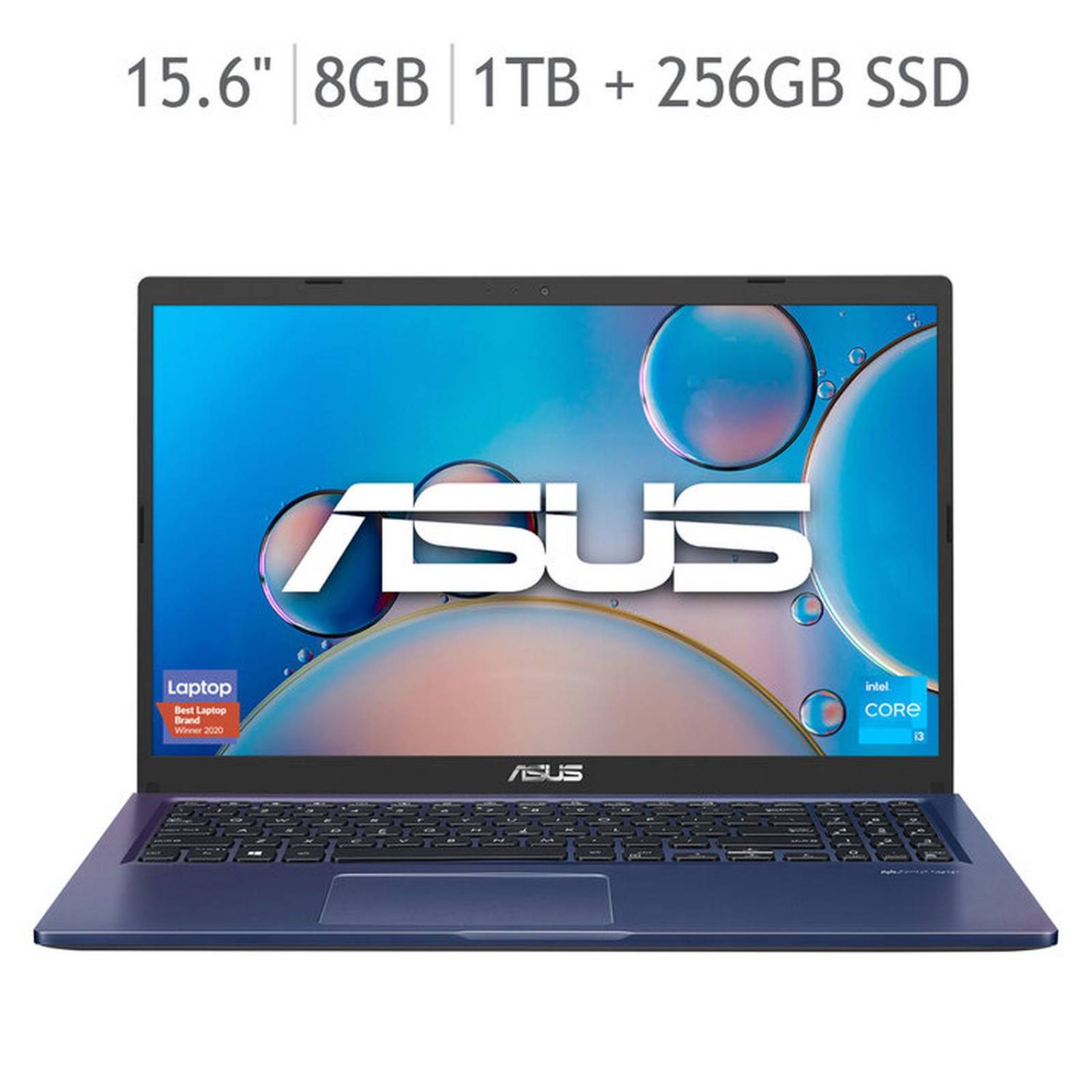 Asus Vivobook 15.6" Intel Core i3-1115G4 8GB, 1TB+256SSD 11GEN 