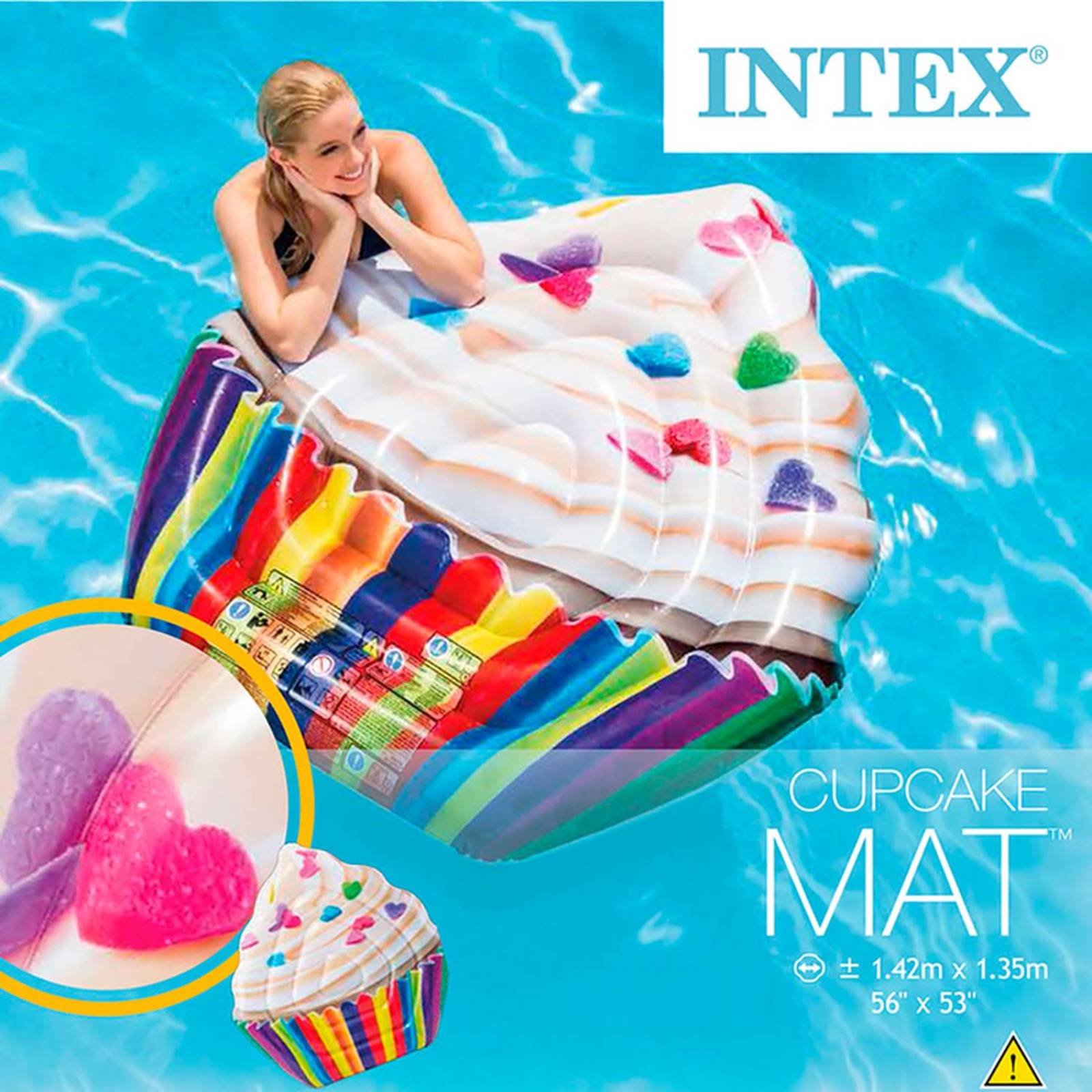 Intex Inflable Acuático Cupcake