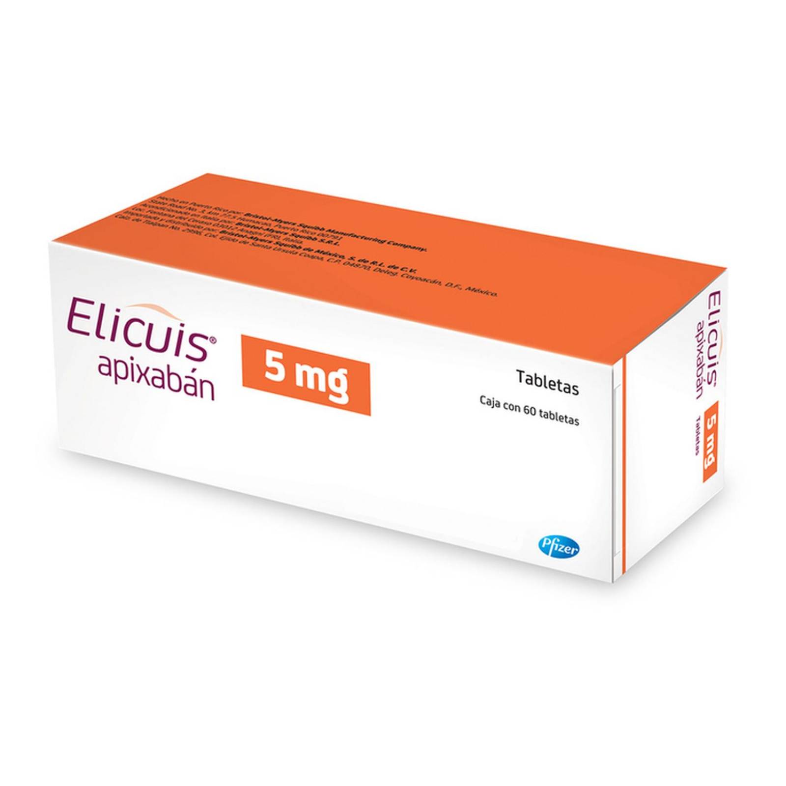 Elicuis 5mg 60 Tabletas 