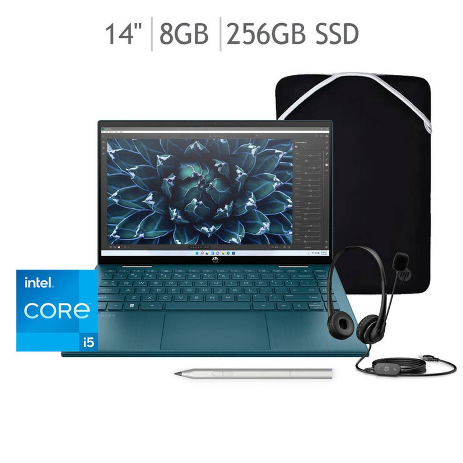 HP Laptop Pavilion x360 14-dy2005la más Funda Protección Reversible 