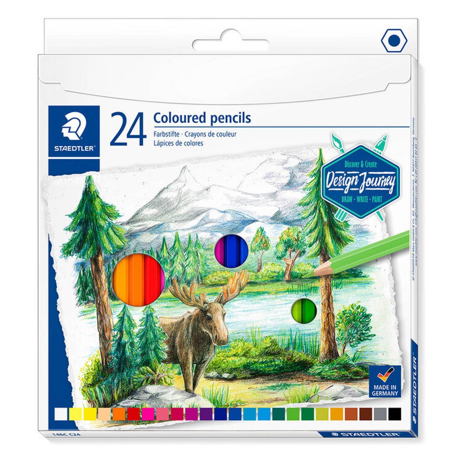 Lápices de Colores 24 Piezas 